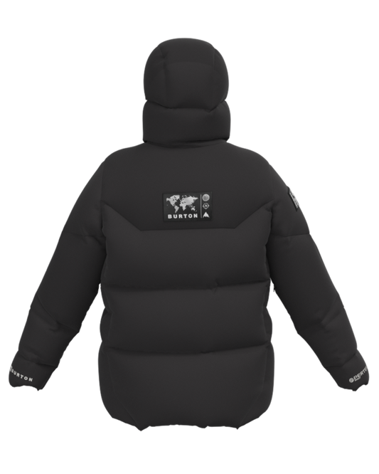 Burton Daybeacon Expedition Puffy Snow Jacket - True Black Unisex Snow Jackets - Trojan Wake Ski Snow