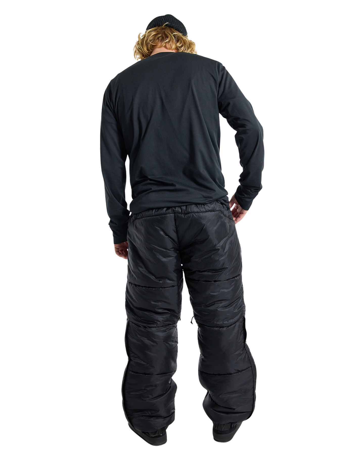 Burton Daybeacon Expedition Puffy Snow Pants - True Black Unisex Snow Pants - Trojan Wake Ski Snow