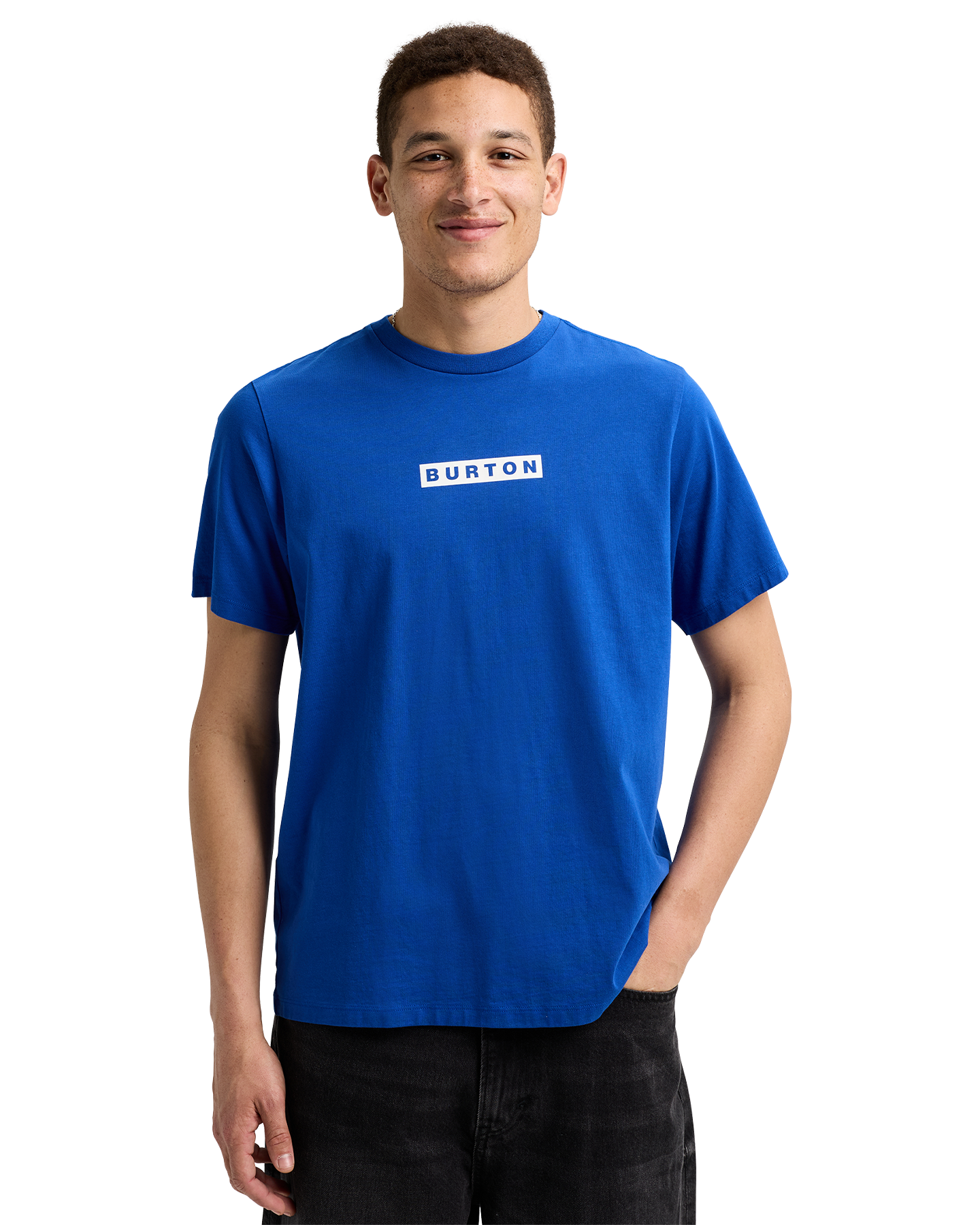 Burton Dejaview Short Sleeve T-Shirt - Jake Blue Unisex S/S Tees - Trojan Wake Ski Snow