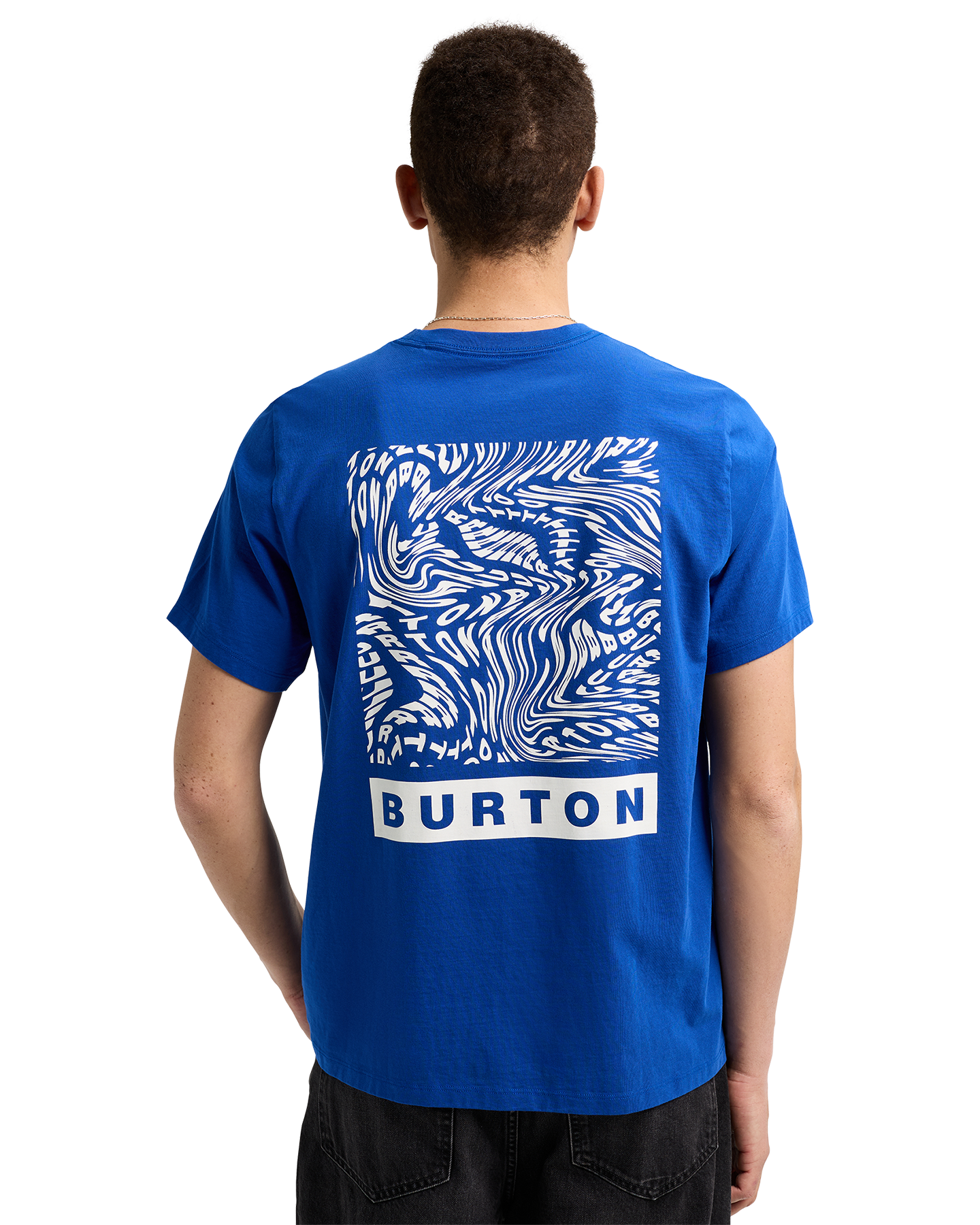 Burton Dejaview Short Sleeve T-Shirt - Jake Blue Unisex S/S Tees - Trojan Wake Ski Snow