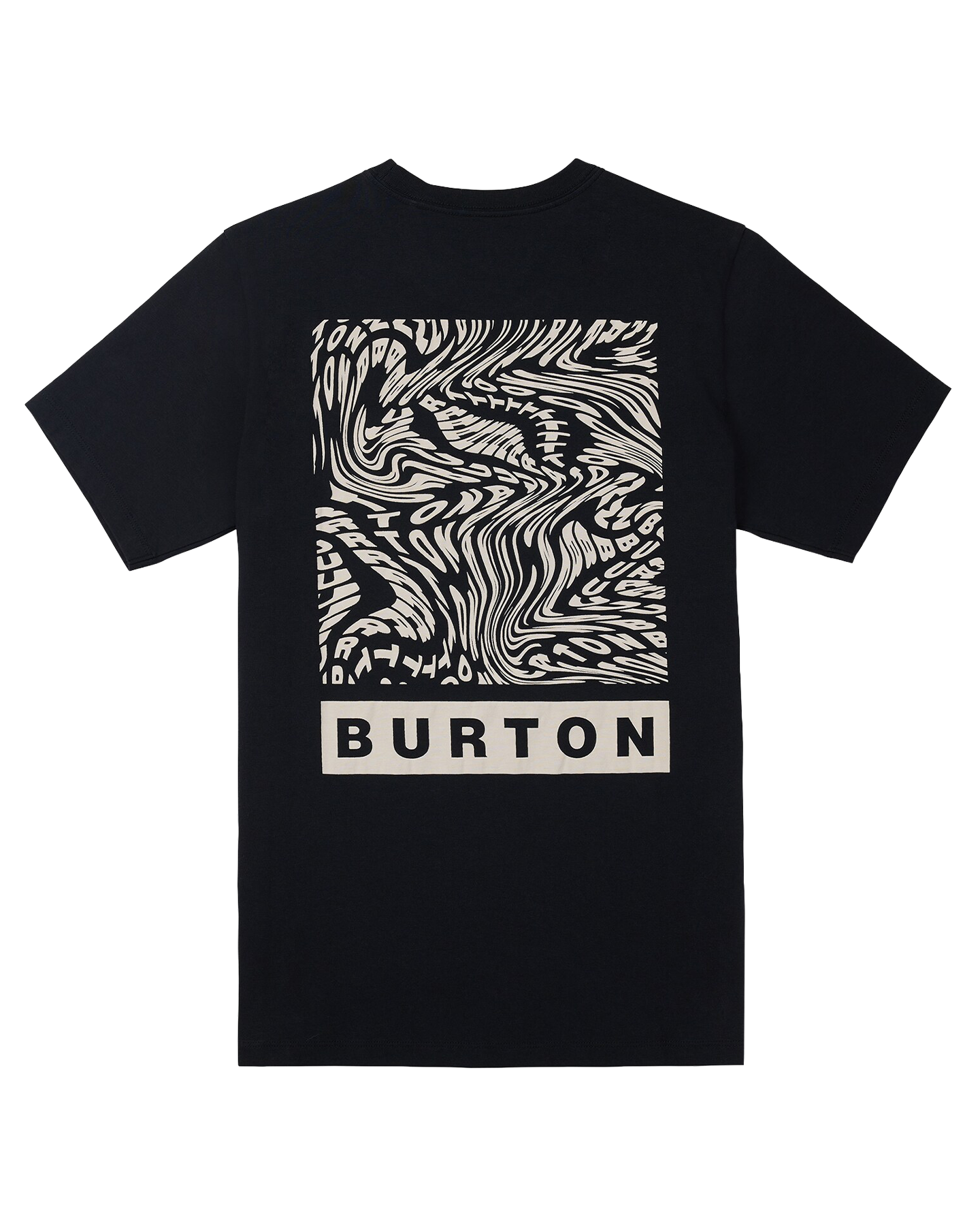 Burton Dejaview Short Sleeve T-Shirt - True Black Unisex S/S Tees - Trojan Wake Ski Snow