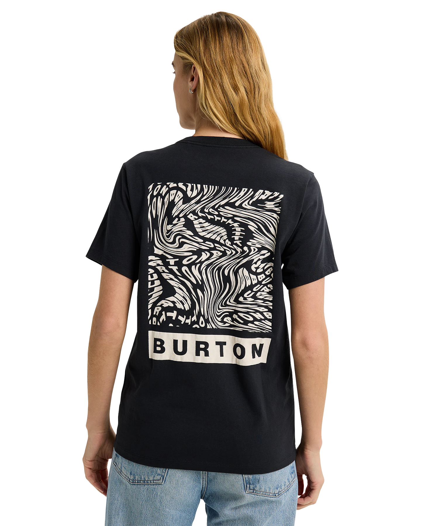 Burton Dejaview Short Sleeve T-Shirt - True Black Unisex S/S Tees - Trojan Wake Ski Snow