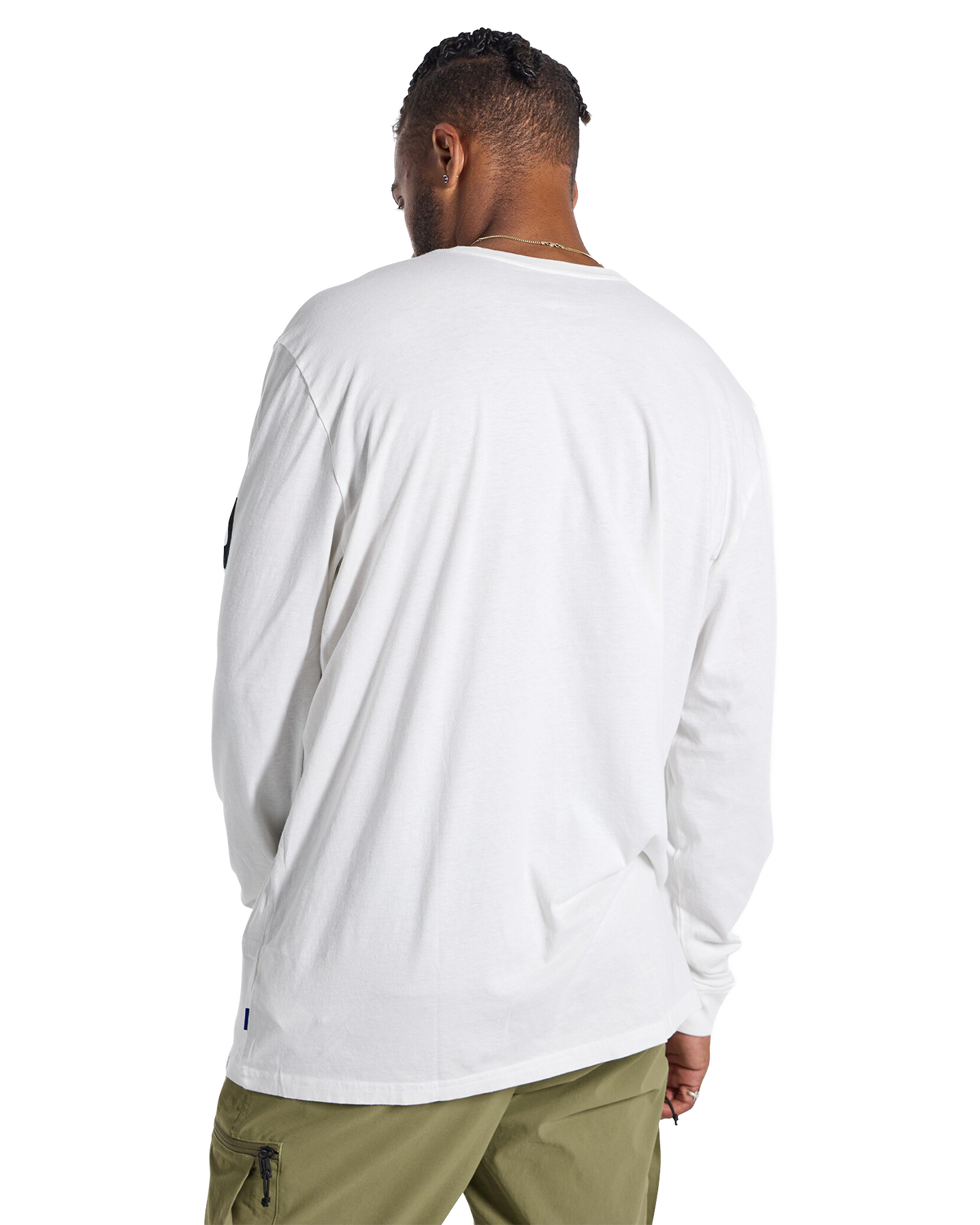 Burton Elite Long Sleeve T-Shirt - Stout White Unisex L/S Tees - Trojan Wake Ski Snow