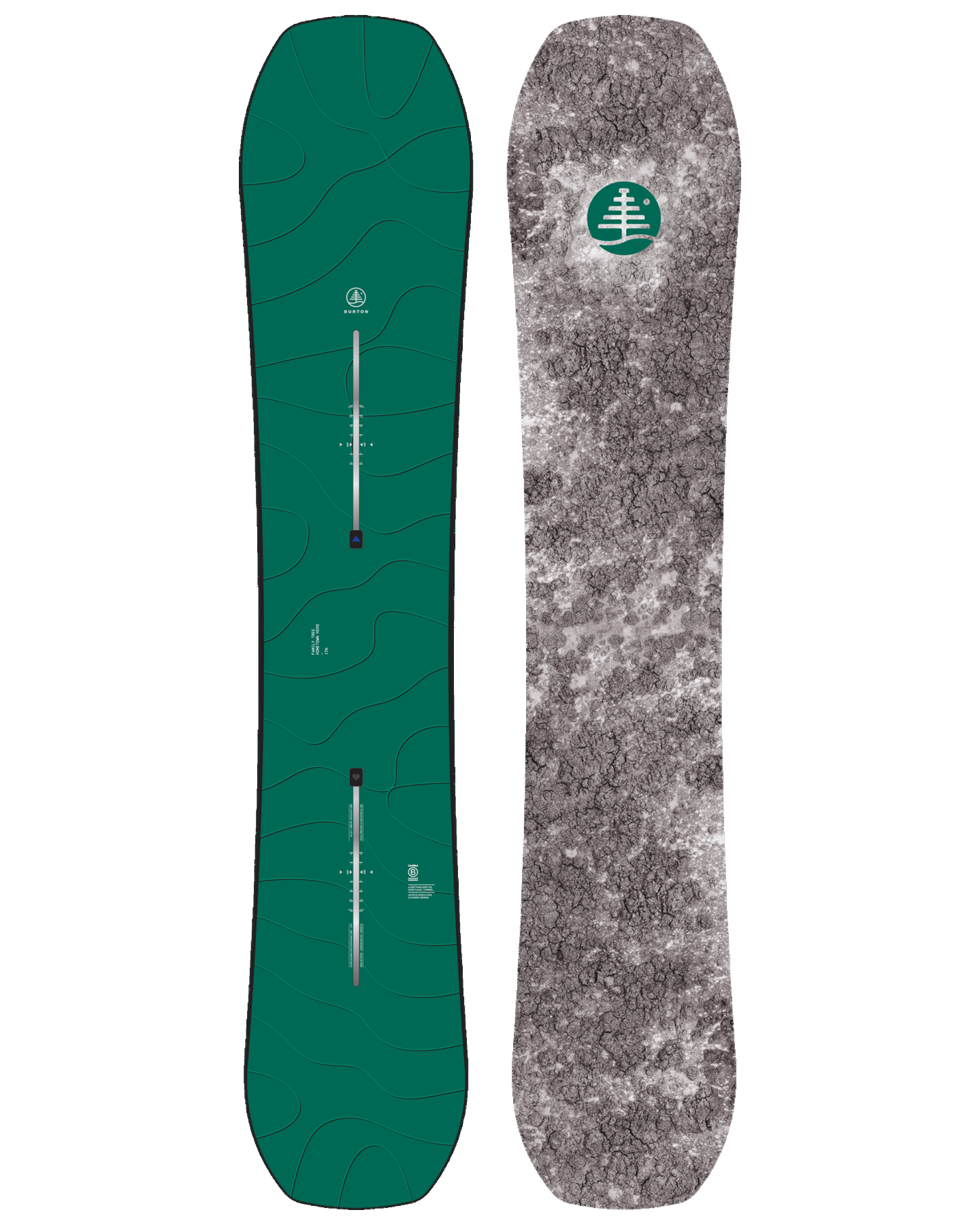 Burton Family Tree Hometown Hero Snowboard - EARTH