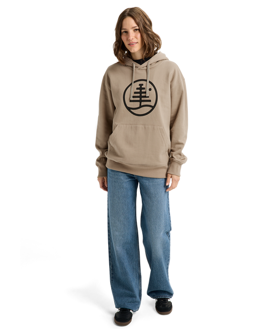 Burton Family Tree Pullover Hoodie - Summit Taupe Unisex Hoodies - Trojan Wake Ski Snow