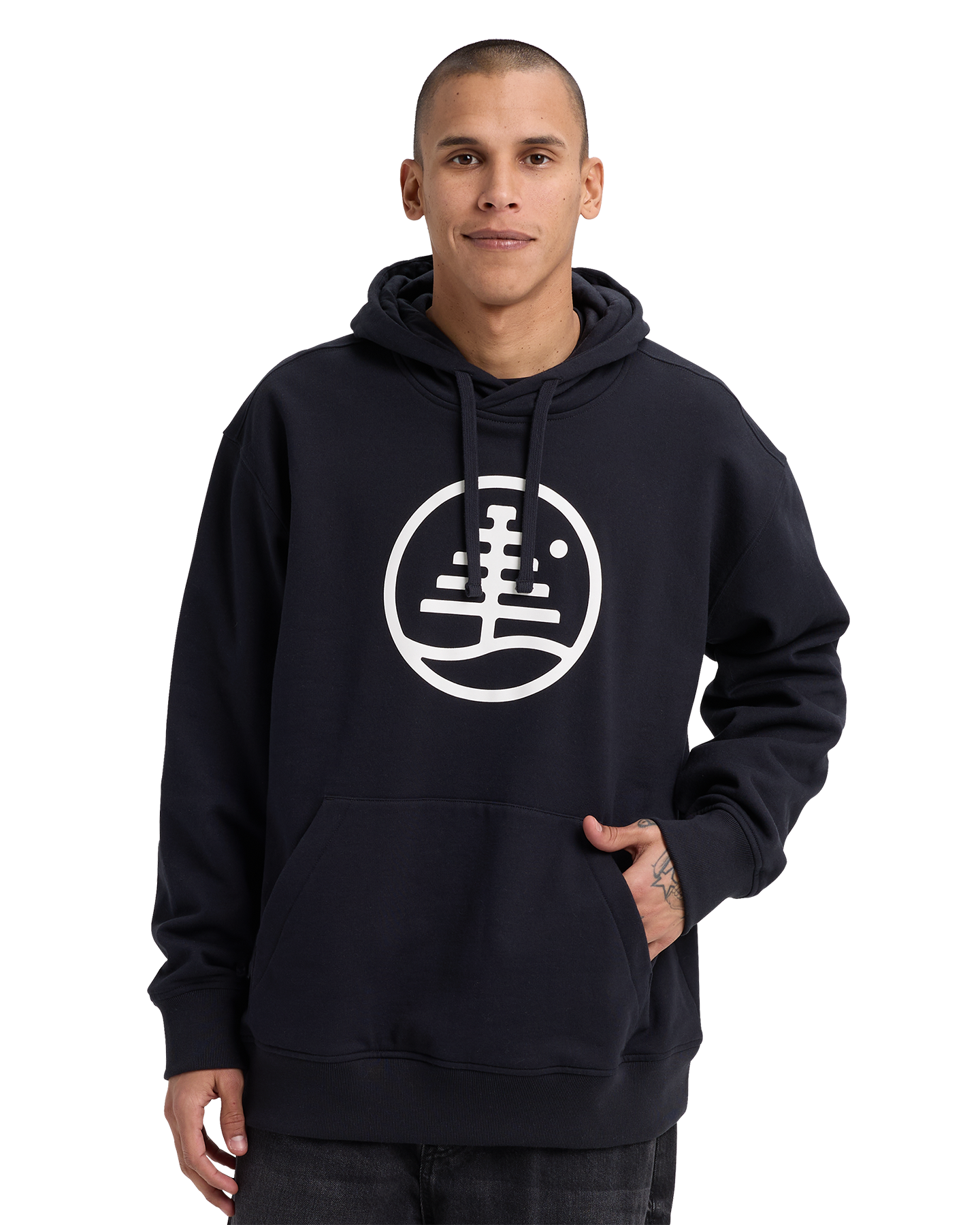 Burton Family Tree Pullover Hoodie - True Black Unisex Hoodies - Trojan Wake Ski Snow