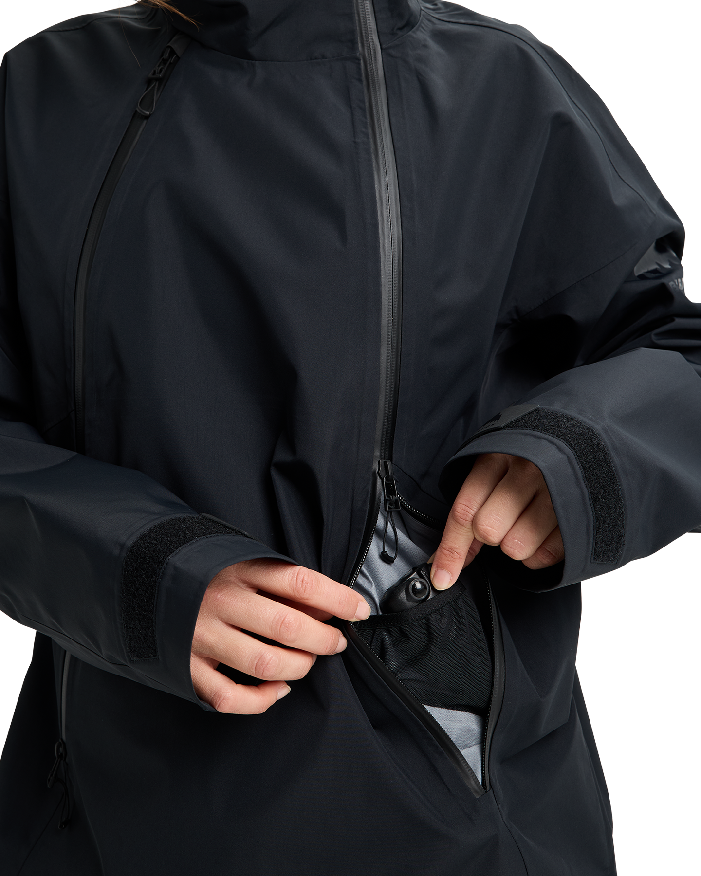 Burton Futuretrst 3L Anorak Snow Jacket - True Black Unisex Snow Jackets - Trojan Wake Ski Snow