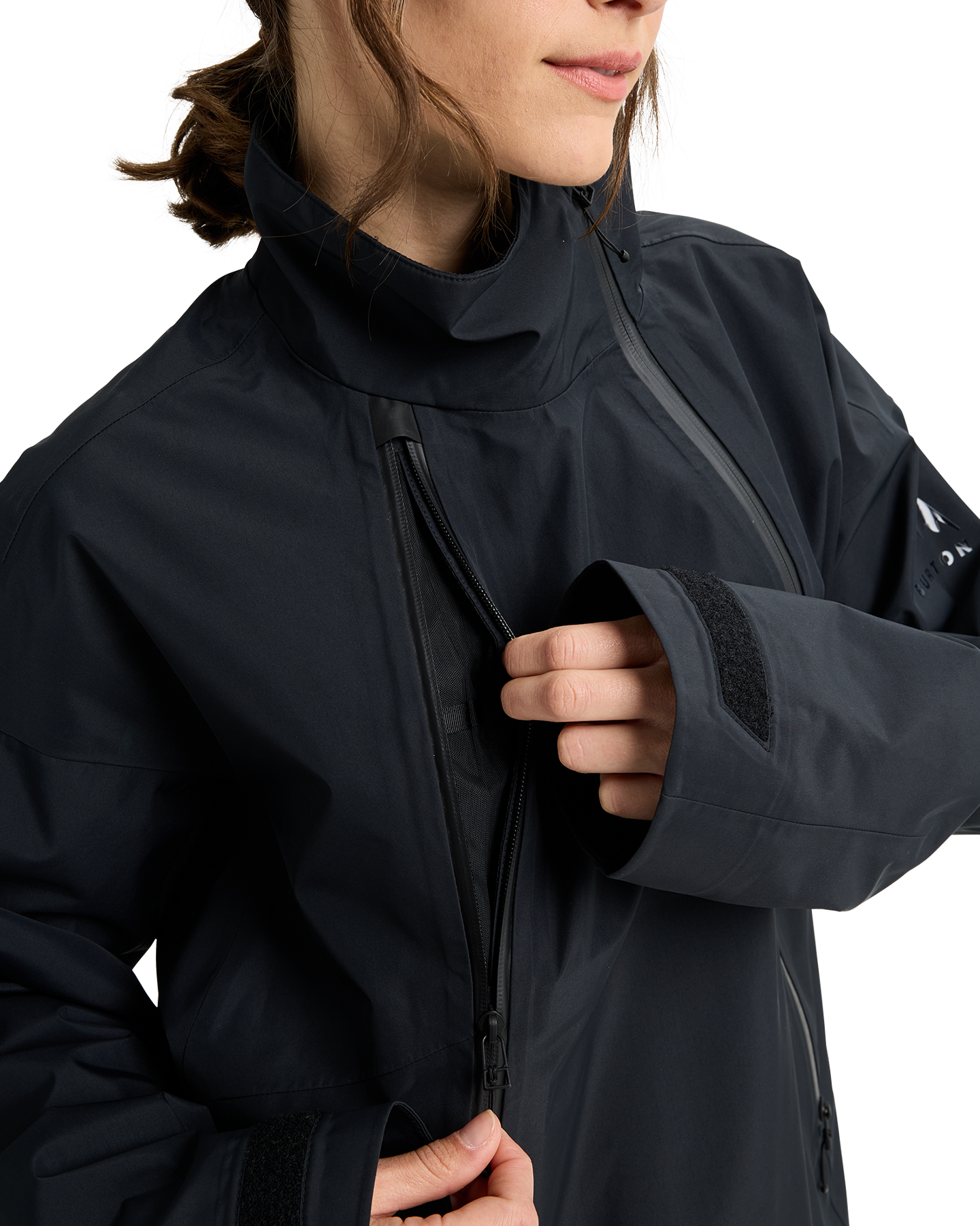 Burton Futuretrst 3L Anorak Snow Jacket - True Black Unisex Snow Jackets - Trojan Wake Ski Snow
