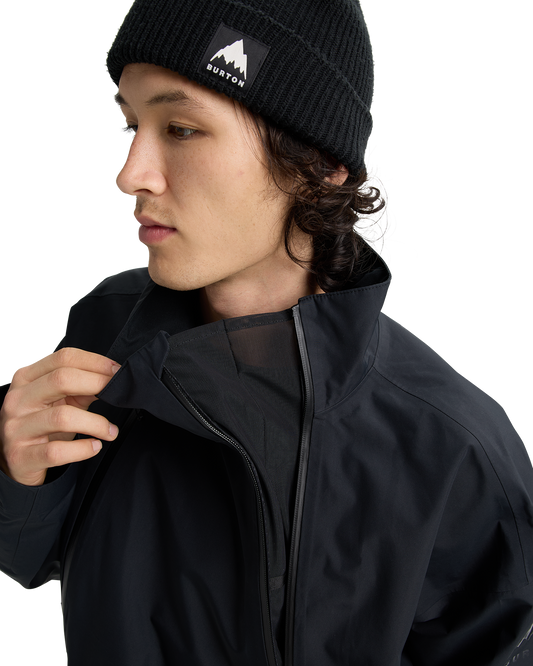Burton Futuretrst 3L Anorak Snow Jacket - True Black Unisex Snow Jackets - Trojan Wake Ski Snow