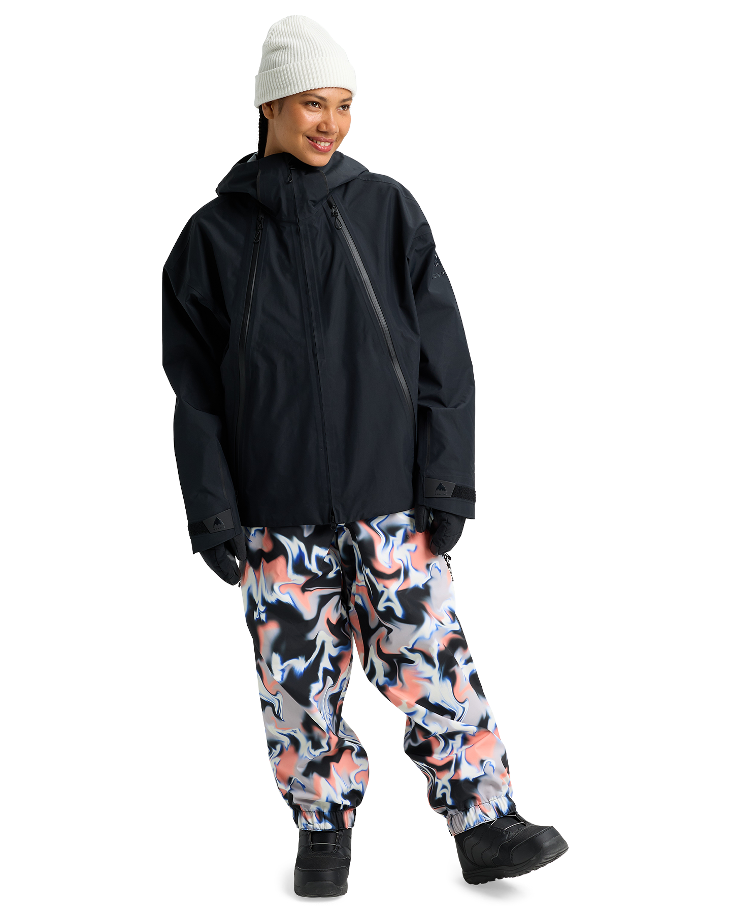 Burton Futuretrst 3L Snow Jacket - True Black Unisex Snow Jackets - Trojan Wake Ski Snow