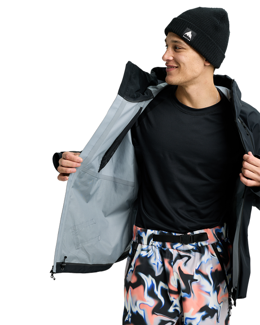 Burton Futuretrst 3L Snow Jacket - True Black Unisex Snow Jackets - Trojan Wake Ski Snow