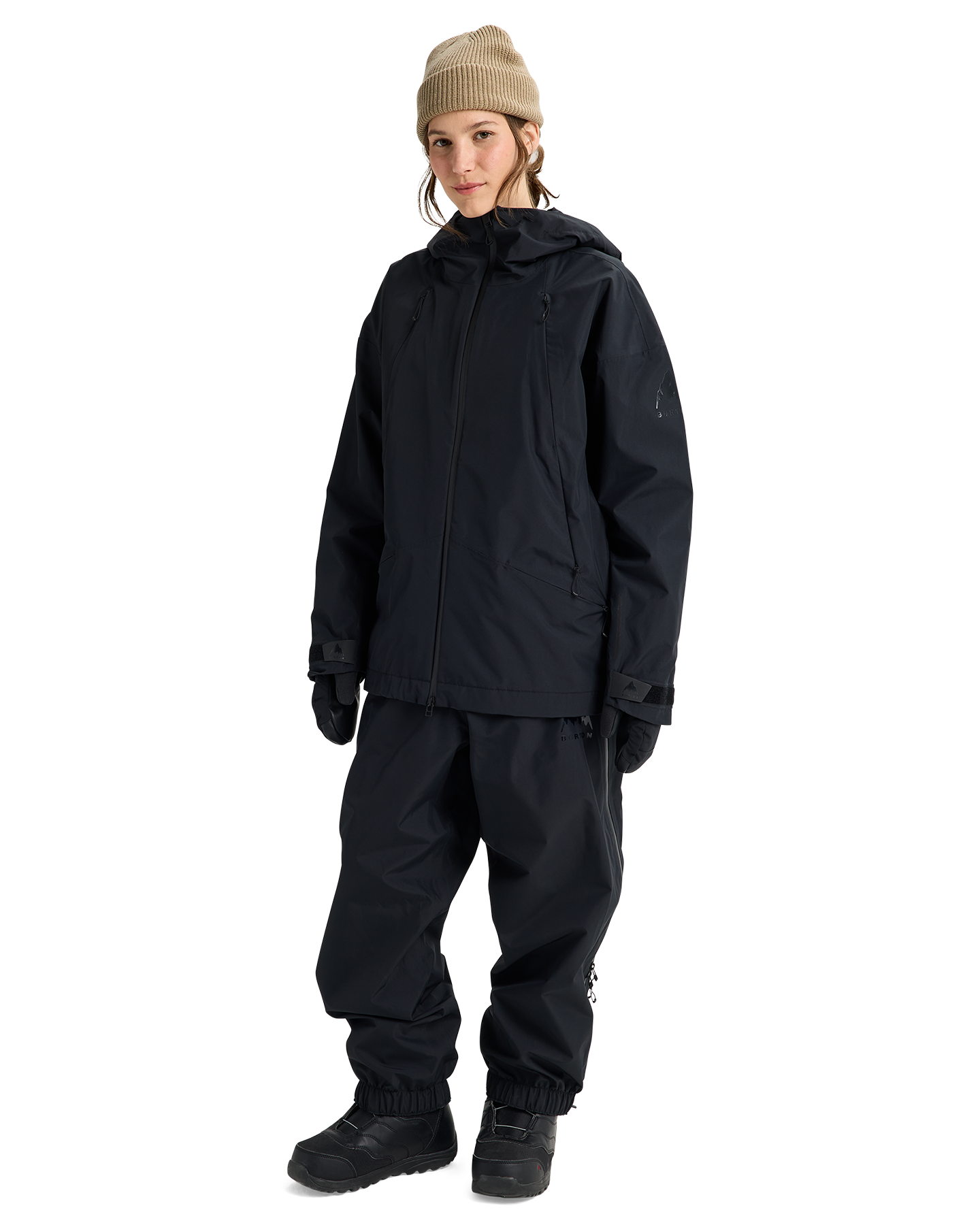 Burton Futuretrust 2L Snow Jacket - True Black Unisex Snow Jackets - Trojan Wake Ski Snow