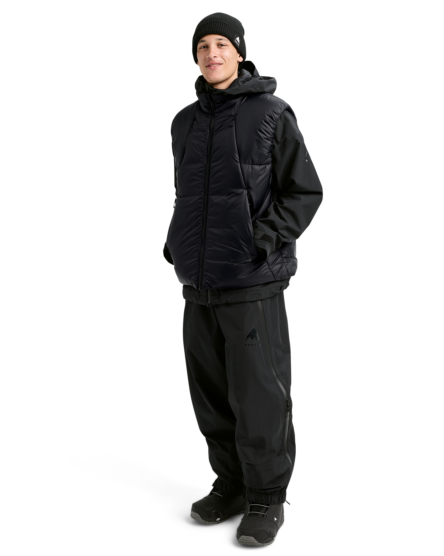 Burton Futuretrust Insulator Vest - True Black Unisex Jackets - Trojan Wake Ski Snow