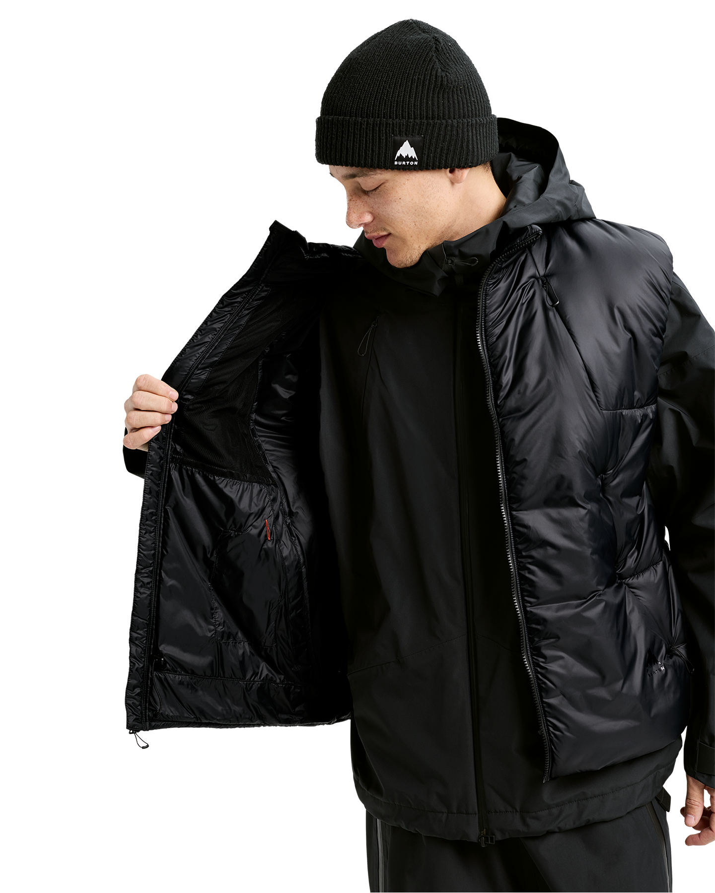 Burton Futuretrust Insulator Vest - True Black Unisex Jackets - Trojan Wake Ski Snow
