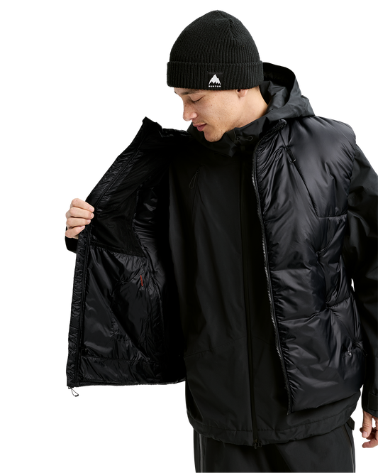 Burton Futuretrust Insulator Vest - True Black Unisex Jackets - Trojan Wake Ski Snow