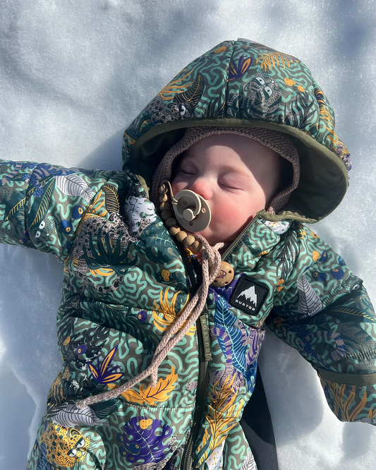 Burton Infants' Buddy Bunting Suit - Jungle Cats Infants' Snow Onesies - Trojan Wake Ski Snow
