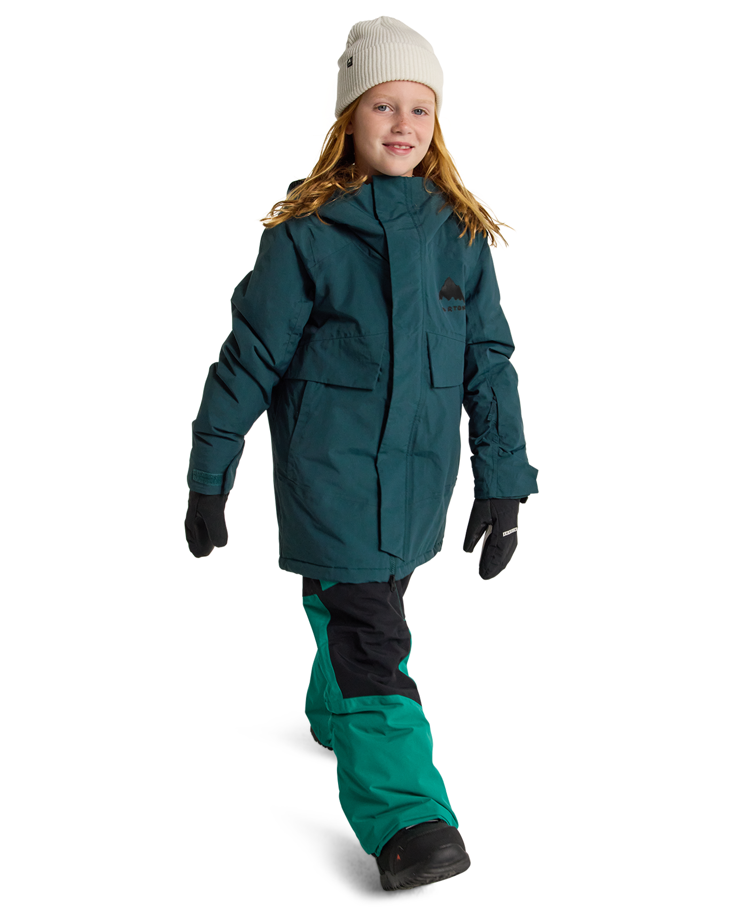 Burton Kids' Ascutney 2L Snow Jacket - Deep Emerald Kids' Snow Jackets - Trojan Wake Ski Snow