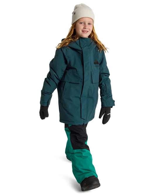 Burton Kids' Ascutney 2L Snow Jacket - Deep Emerald Kids' Snow Jackets - Trojan Wake Ski Snow