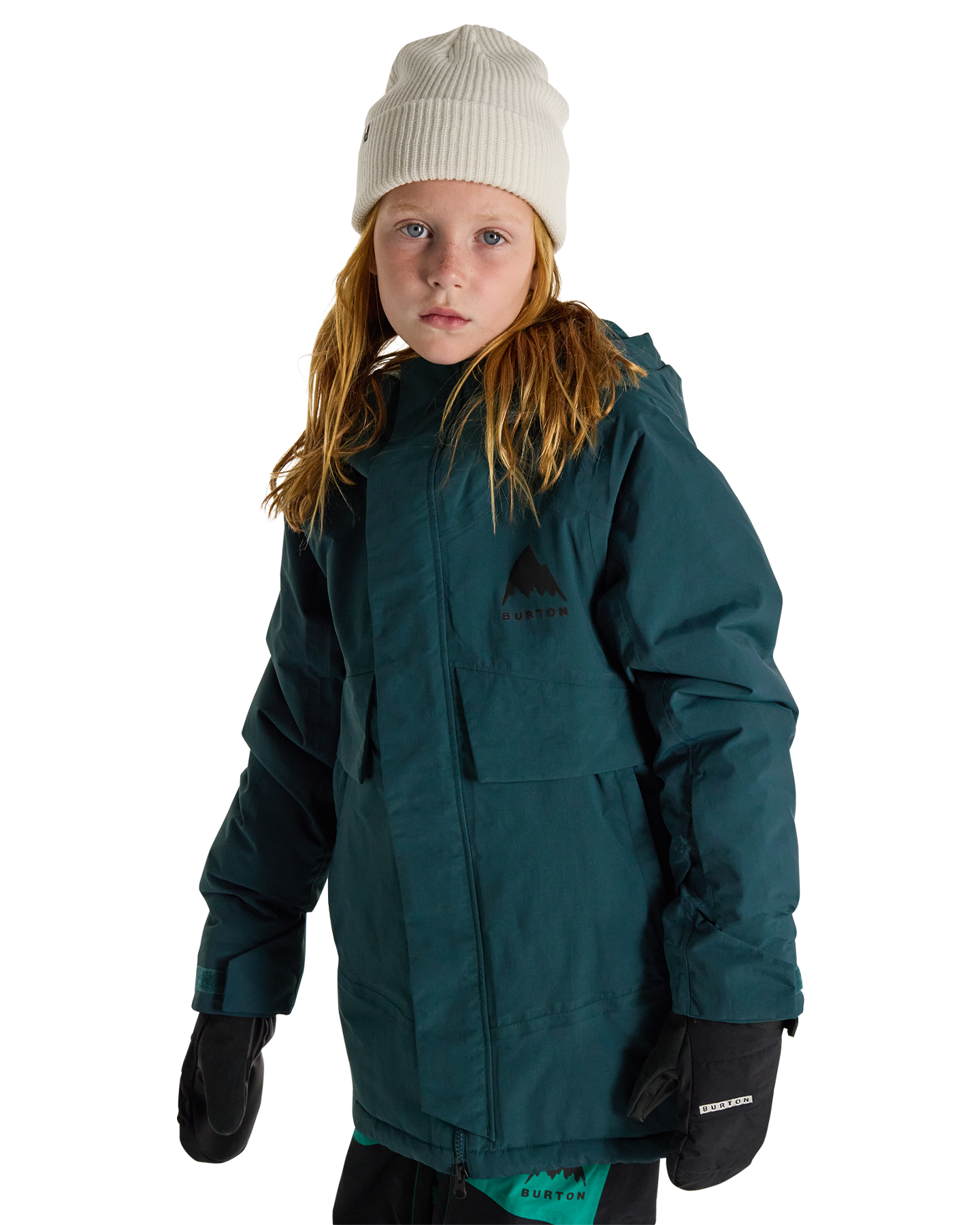Burton Kids' Ascutney 2L Snow Jacket - Deep Emerald Kids' Snow Jackets - Trojan Wake Ski Snow