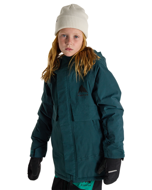 Burton Kids' Ascutney 2L Snow Jacket - Deep Emerald Kids' Snow Jackets - Trojan Wake Ski Snow