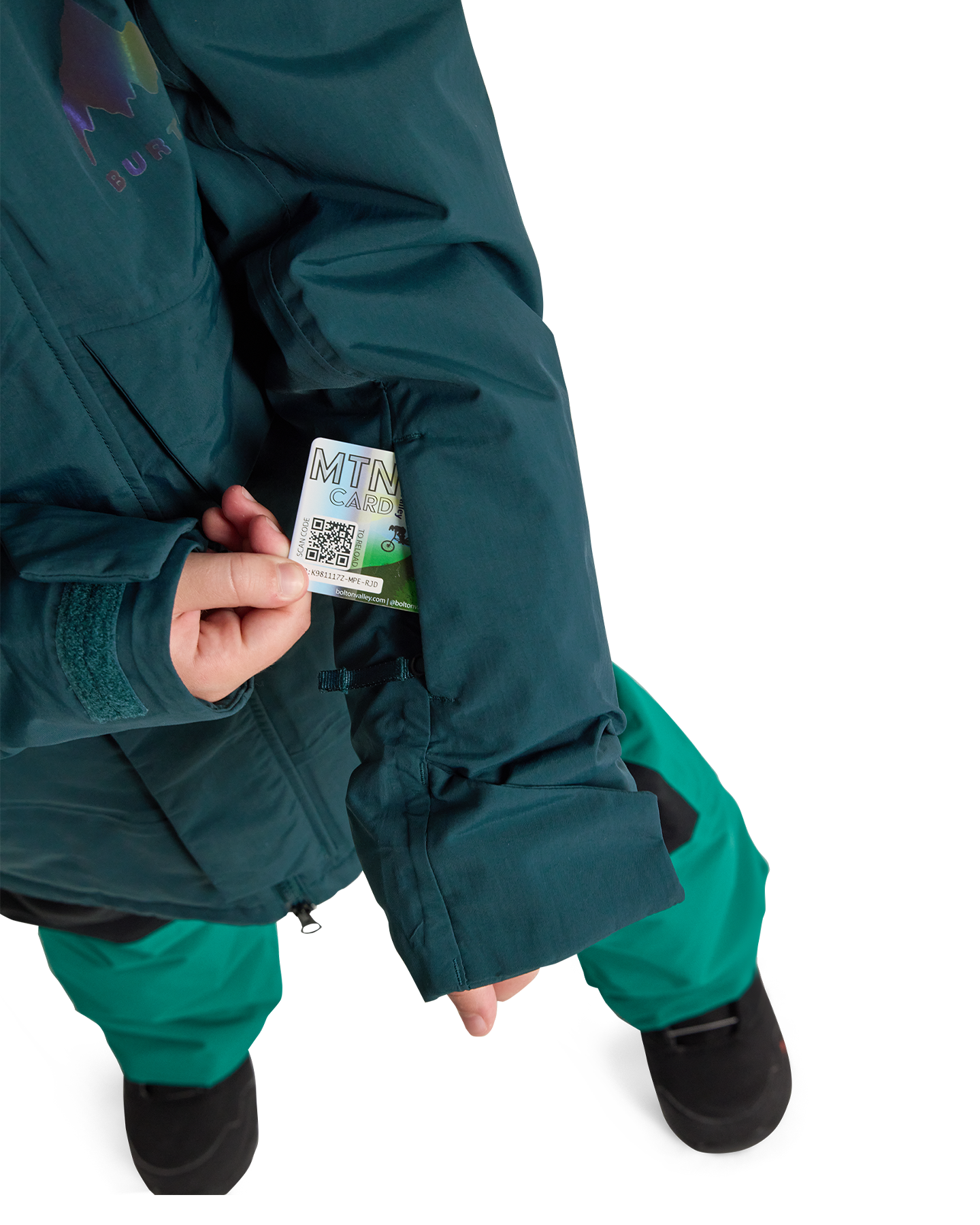 Burton Kids' Ascutney 2L Snow Jacket - Deep Emerald Kids' Snow Jackets - Trojan Wake Ski Snow
