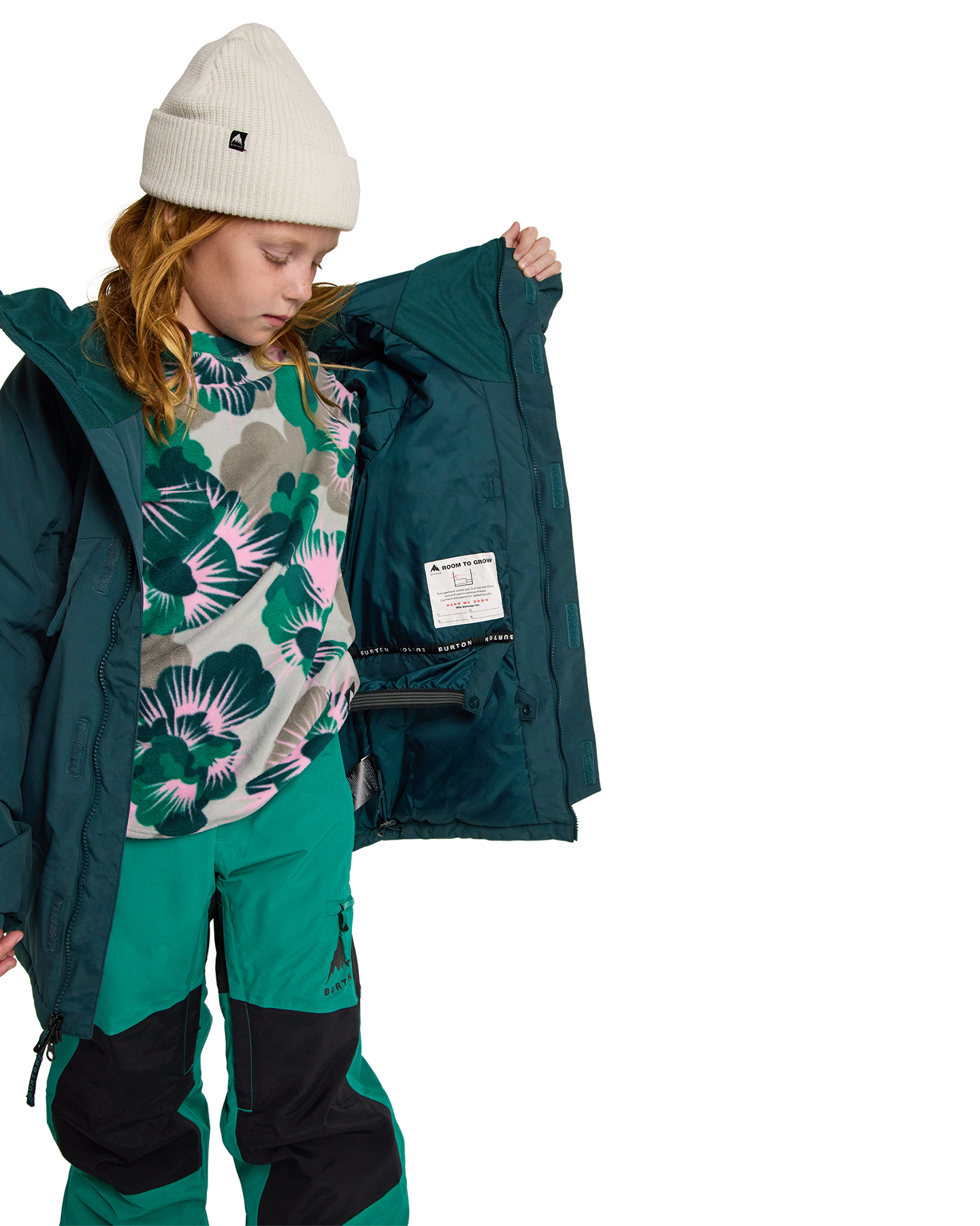 Burton Kids' Ascutney 2L Snow Jacket - Deep Emerald Kids' Snow Jackets - Trojan Wake Ski Snow