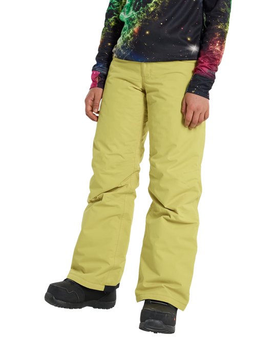 Burton Kids' Barnstorm 2L Snow Pants - Sulfur Kids' Snow Pants - Trojan Wake Ski Snow