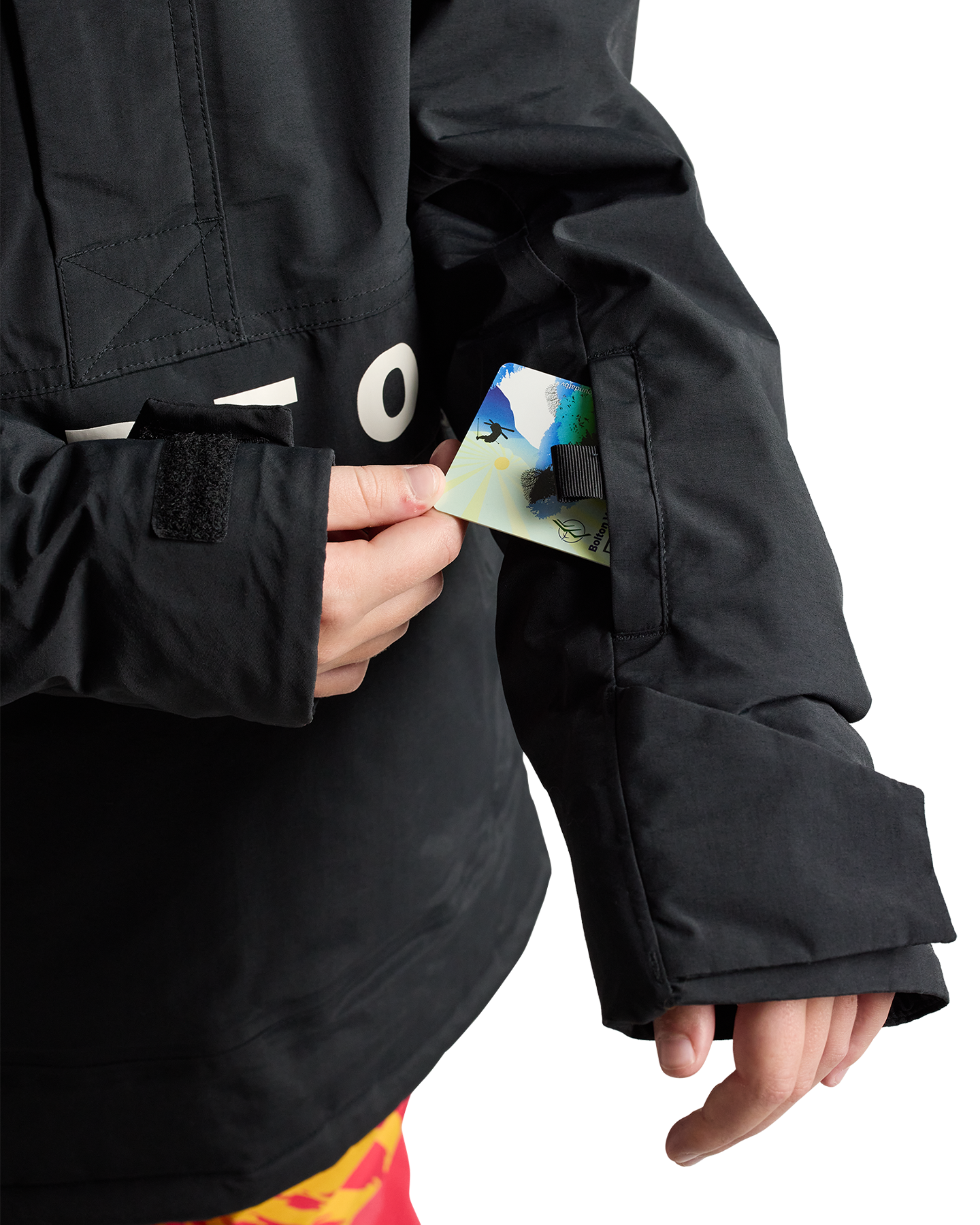 Burton Kids' Frostner 2L Anorak Snow Jacket - True Black Kids' Snow Jackets - Trojan Wake Ski Snow