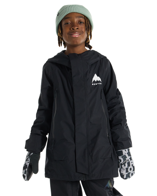 Burton Kids' Gore-Tex Shell Snow Jacket - True Black Kids' Snow Jackets - Trojan Wake Ski Snow