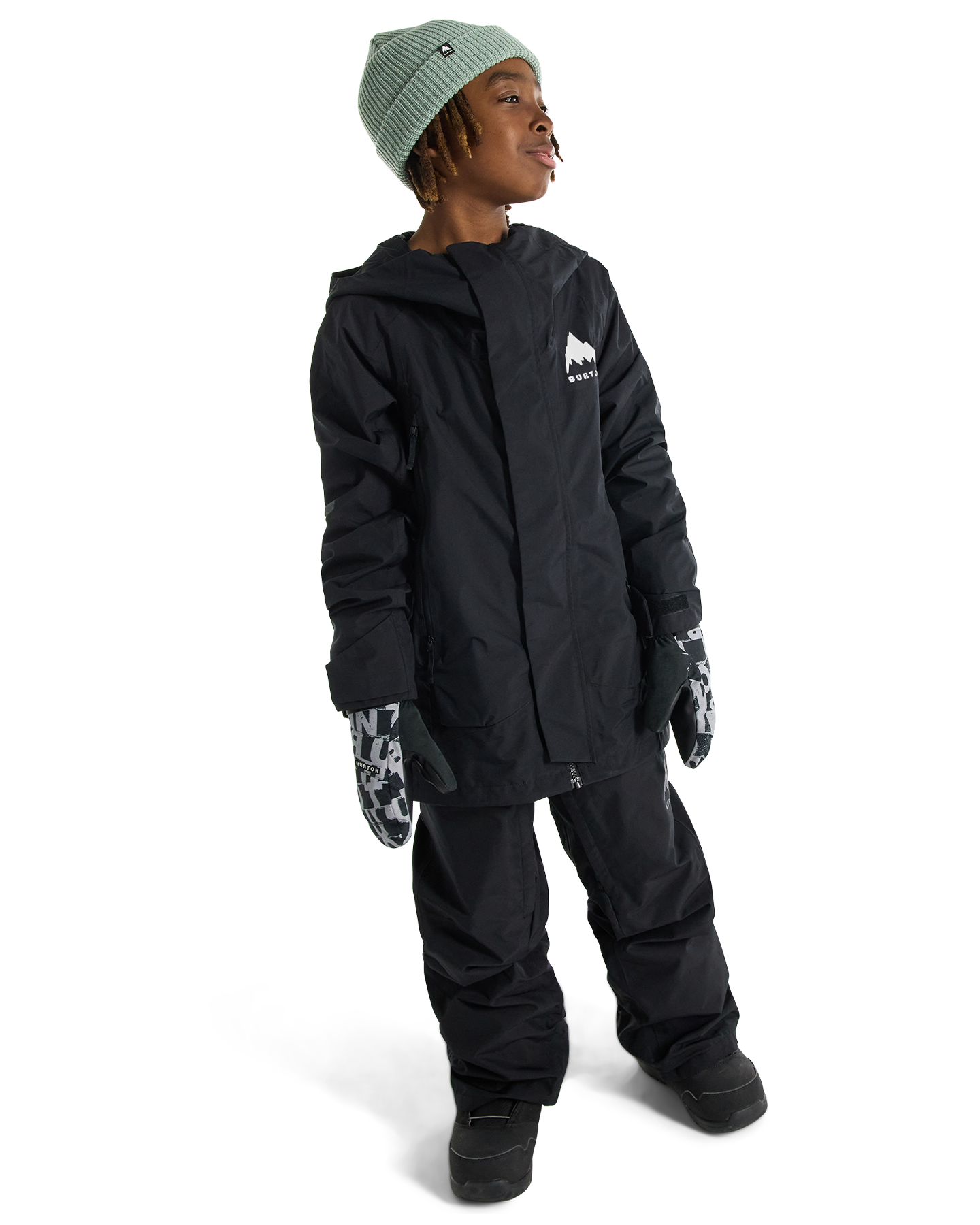 Burton Kids' Gore-Tex Shell Snow Jacket - True Black Kids' Snow Jackets - Trojan Wake Ski Snow