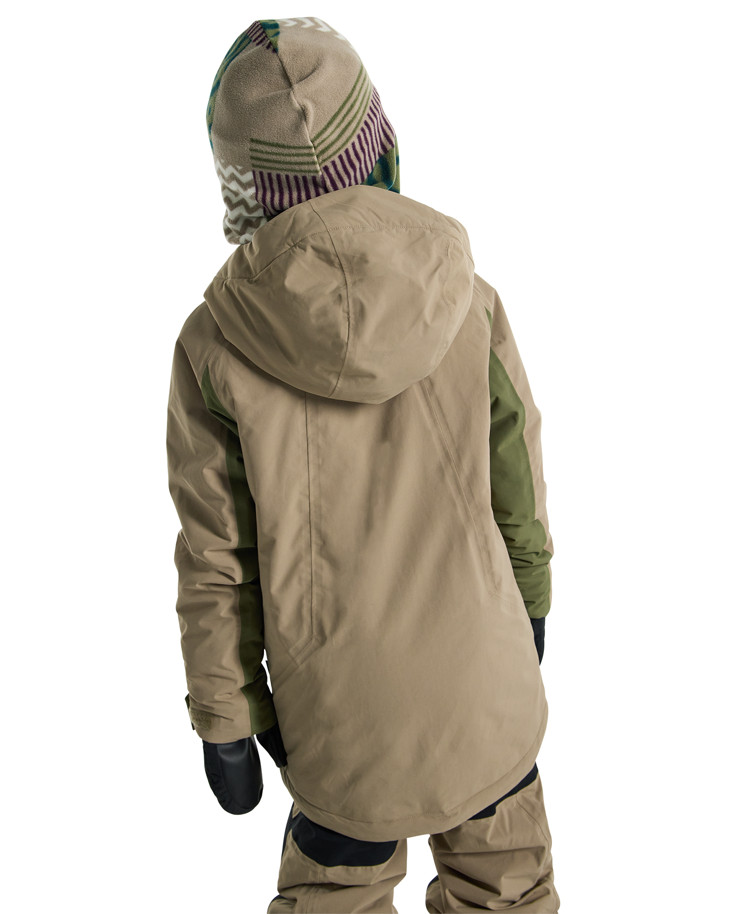 Burton Kids' Hillslope Snow Jacket - Summit Taupe/Forest Moss Kids' Snow Jackets - Trojan Wake Ski Snow
