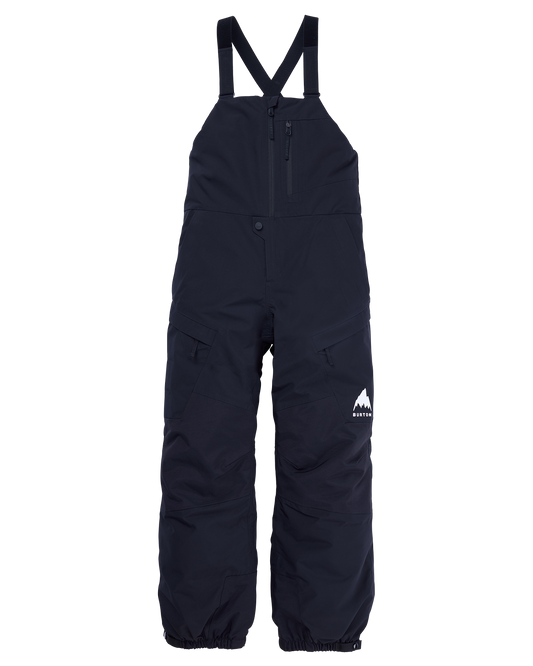 Burton Kids' Powline Gore-Tex 2L Snow Bib Pants - True Black Kids' Snow Bibs - Trojan Wake Ski Snow