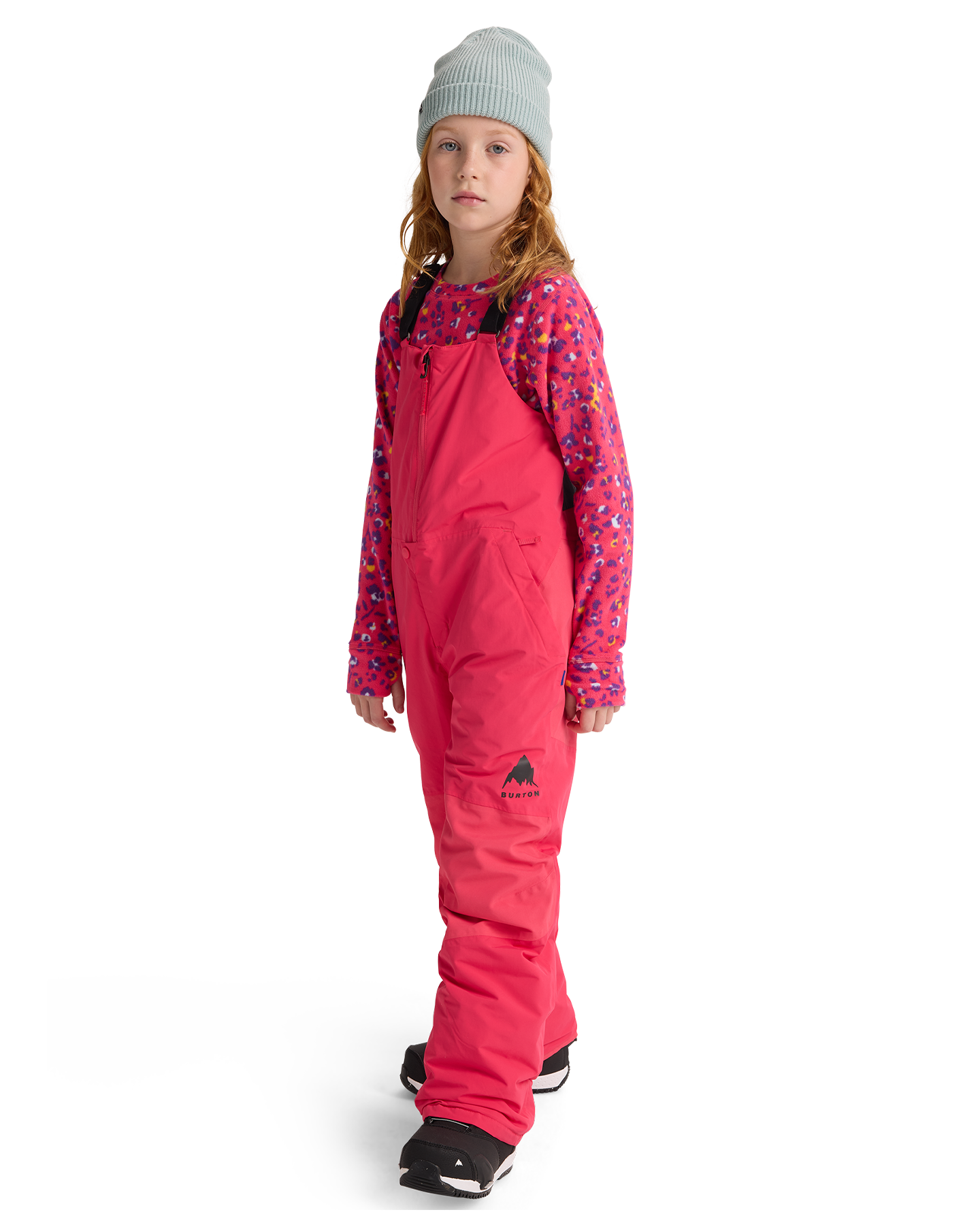 Burton Kids' Skylar 2L Snow Bib Pants - Azalea Pink Kids' Snow Bibs - Trojan Wake Ski Snow