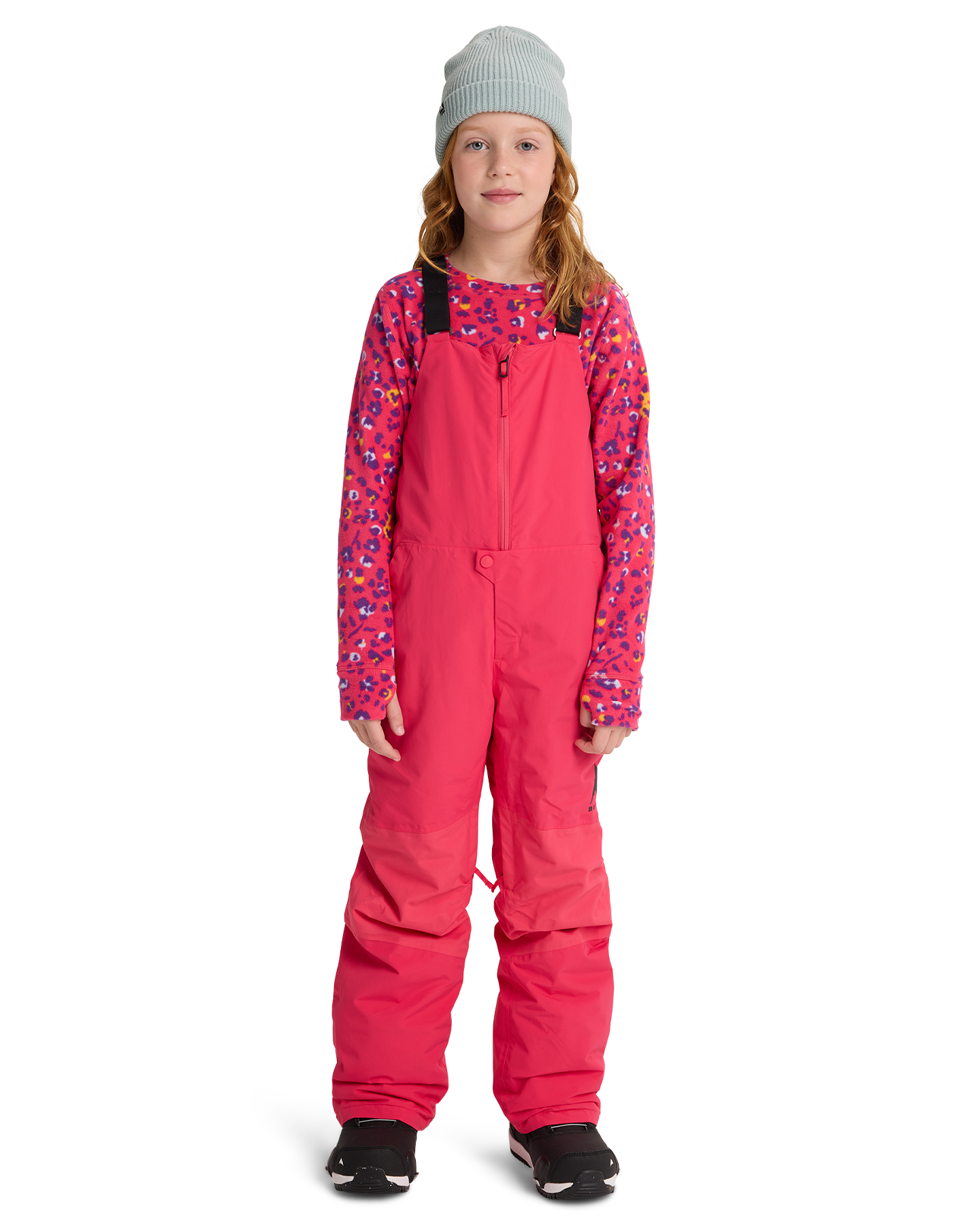 Burton Kids' Skylar 2L Snow Bib Pants - Azalea Pink Kids' Snow Bibs - Trojan Wake Ski Snow