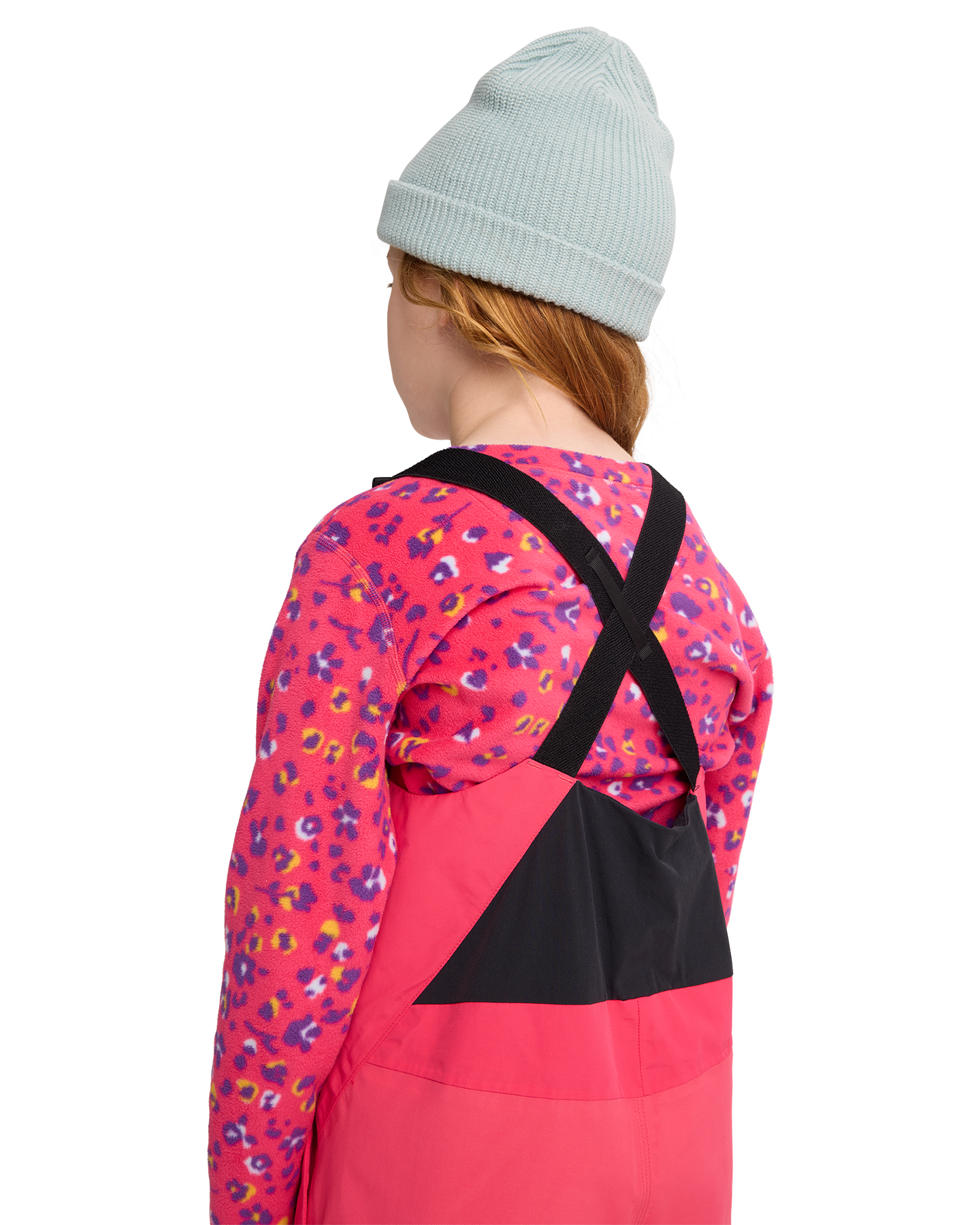 Burton Kids' Skylar 2L Snow Bib Pants - Azalea Pink Kids' Snow Bibs - Trojan Wake Ski Snow
