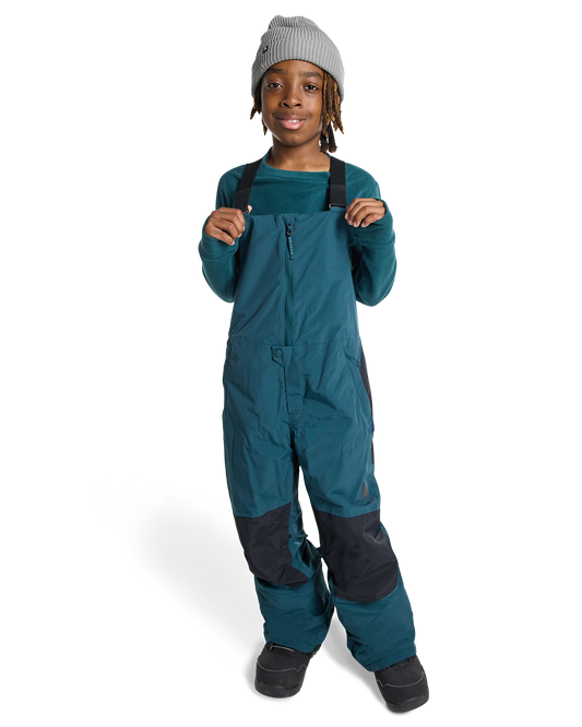 Burton Kids' Skylar 2L Snow Bib Pants - Deep Emerald Kids' Snow Bibs - Trojan Wake Ski Snow