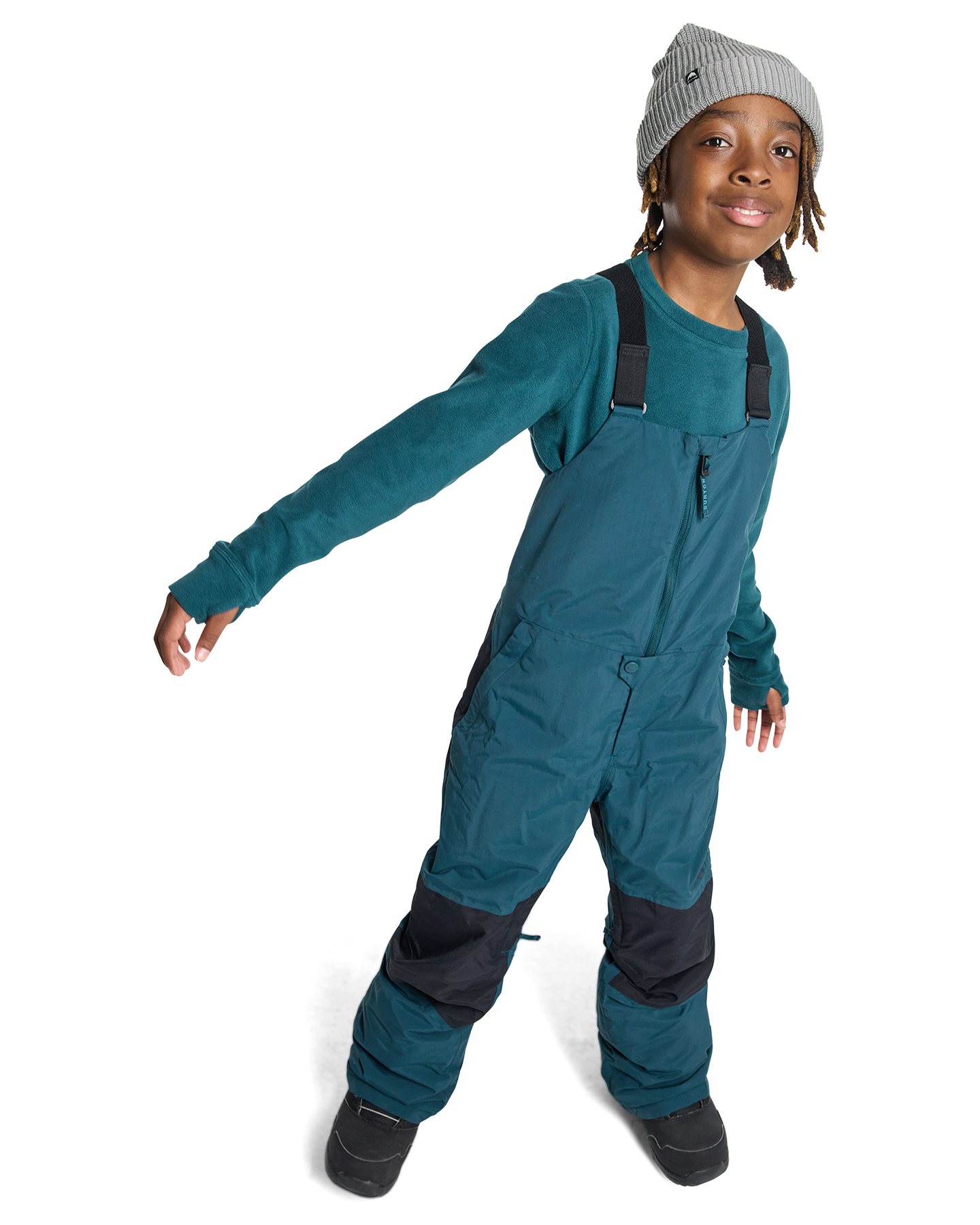 Burton Kids' Skylar 2L Snow Bib Pants - Deep Emerald Kids' Snow Bibs - Trojan Wake Ski Snow
