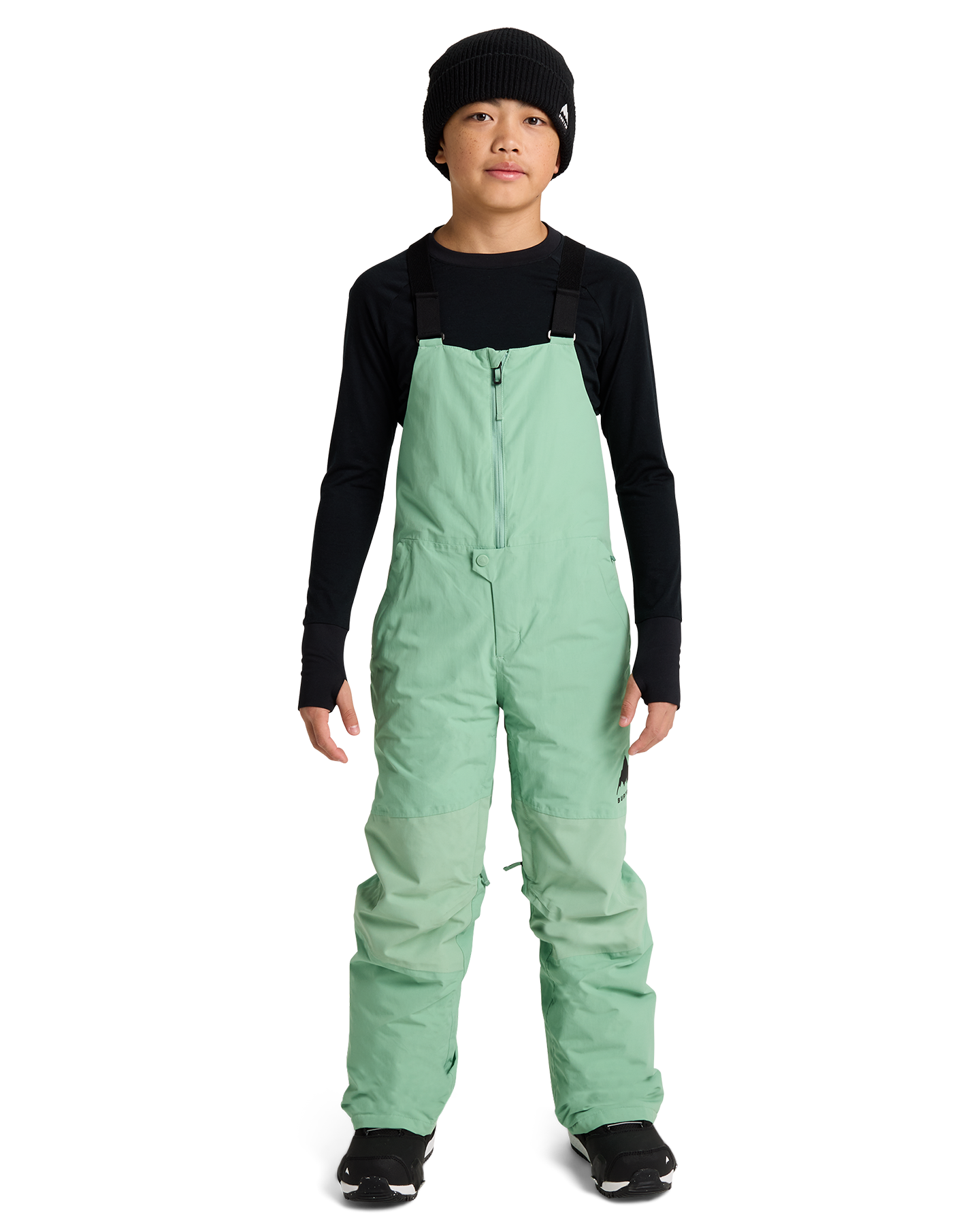 Burton Kids' Skylar 2L Snow Bib Pants - Soft Sage Kids' Snow Bibs - Trojan Wake Ski Snow
