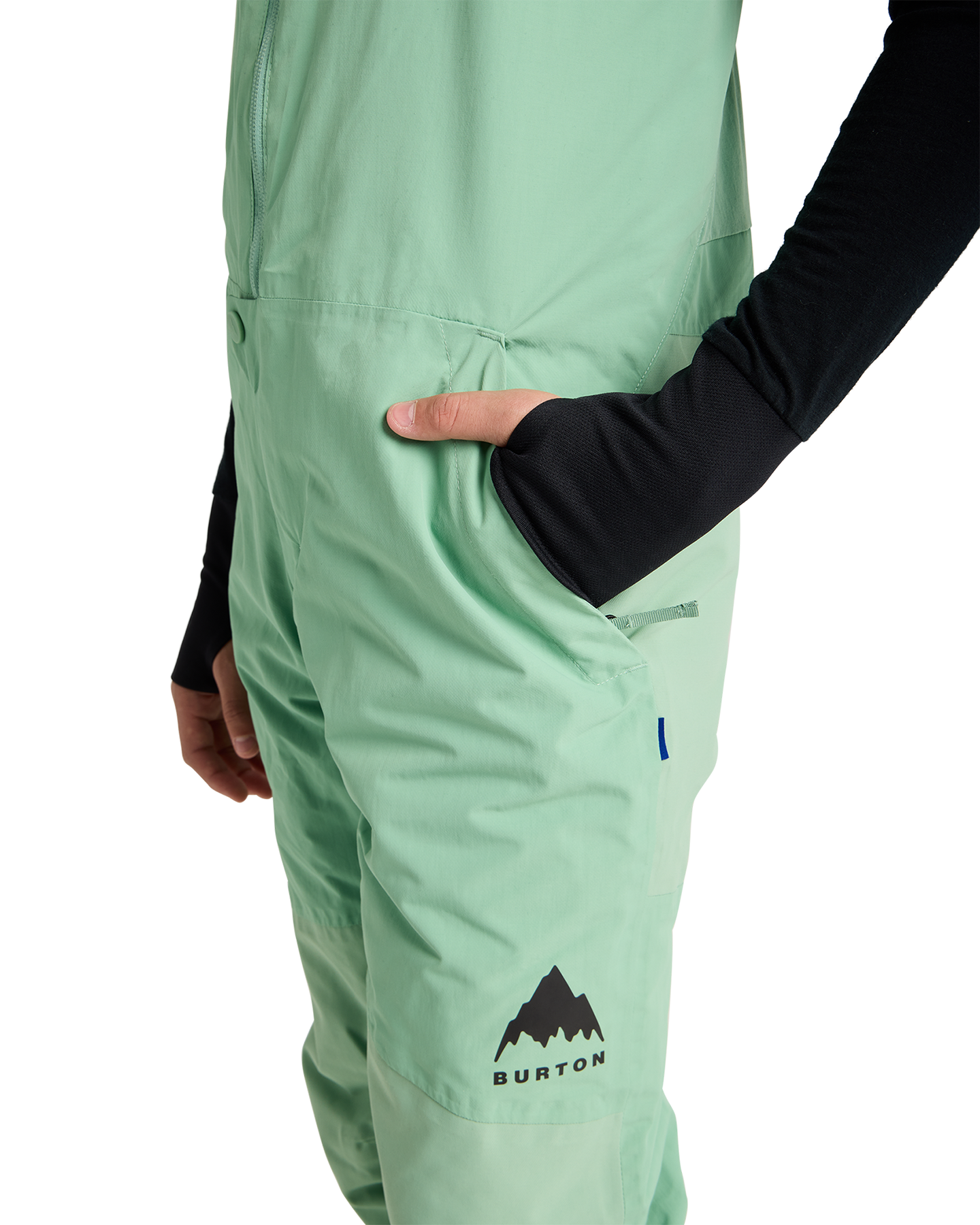 Burton Kids' Skylar 2L Snow Bib Pants - Soft Sage Kids' Snow Bibs - Trojan Wake Ski Snow