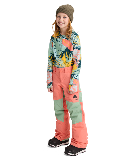 Burton Kids' Skylar Snow Pants - Peach Echo Kids' Snow Pants - Trojan Wake Ski Snow