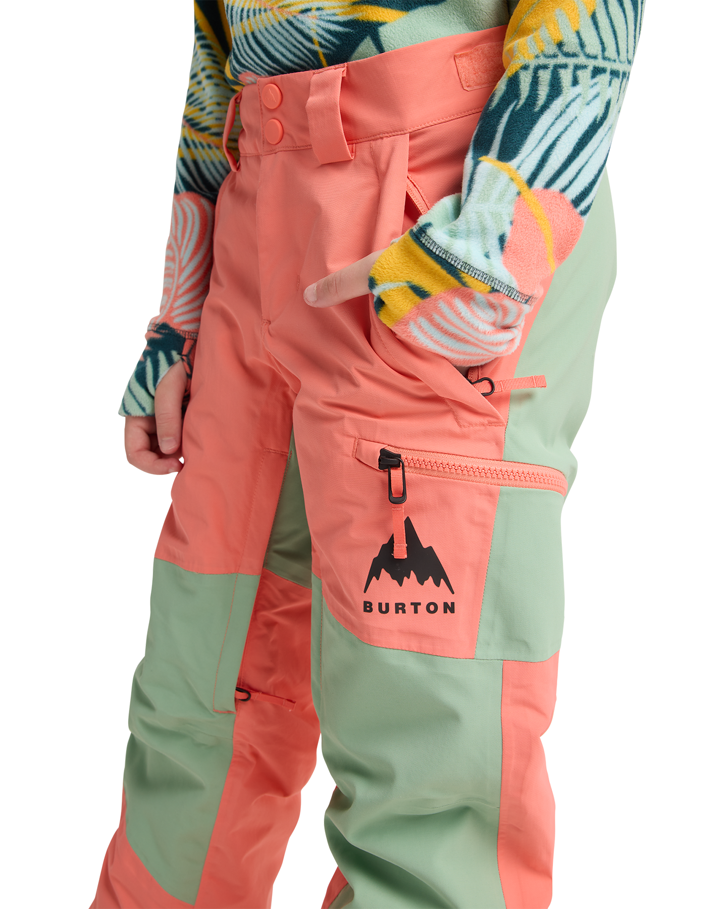 burton kids snowboard oants Burton Kids' Skylar Snow Pants - Peach Echo