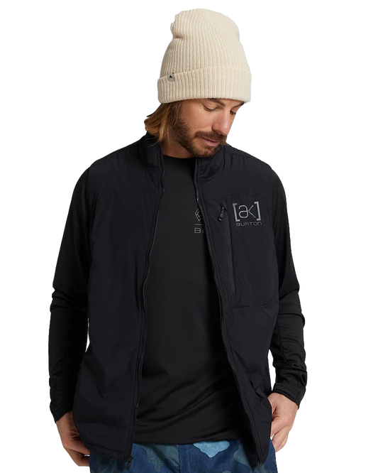 Burton Men's [ak]® Helium Stretch Insulated Vest - True Black Jackets - Trojan Wake Ski Snow