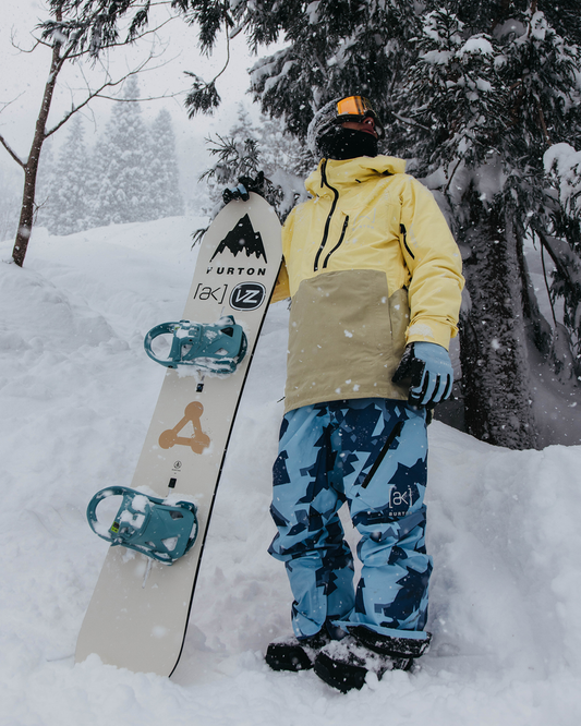 Burton Men's [ak]® Velocity Gore‑Tex 2L Anorak Snow Jacket - Buttermilk/Mushroom Men's Snow Jackets - Trojan Wake Ski Snow