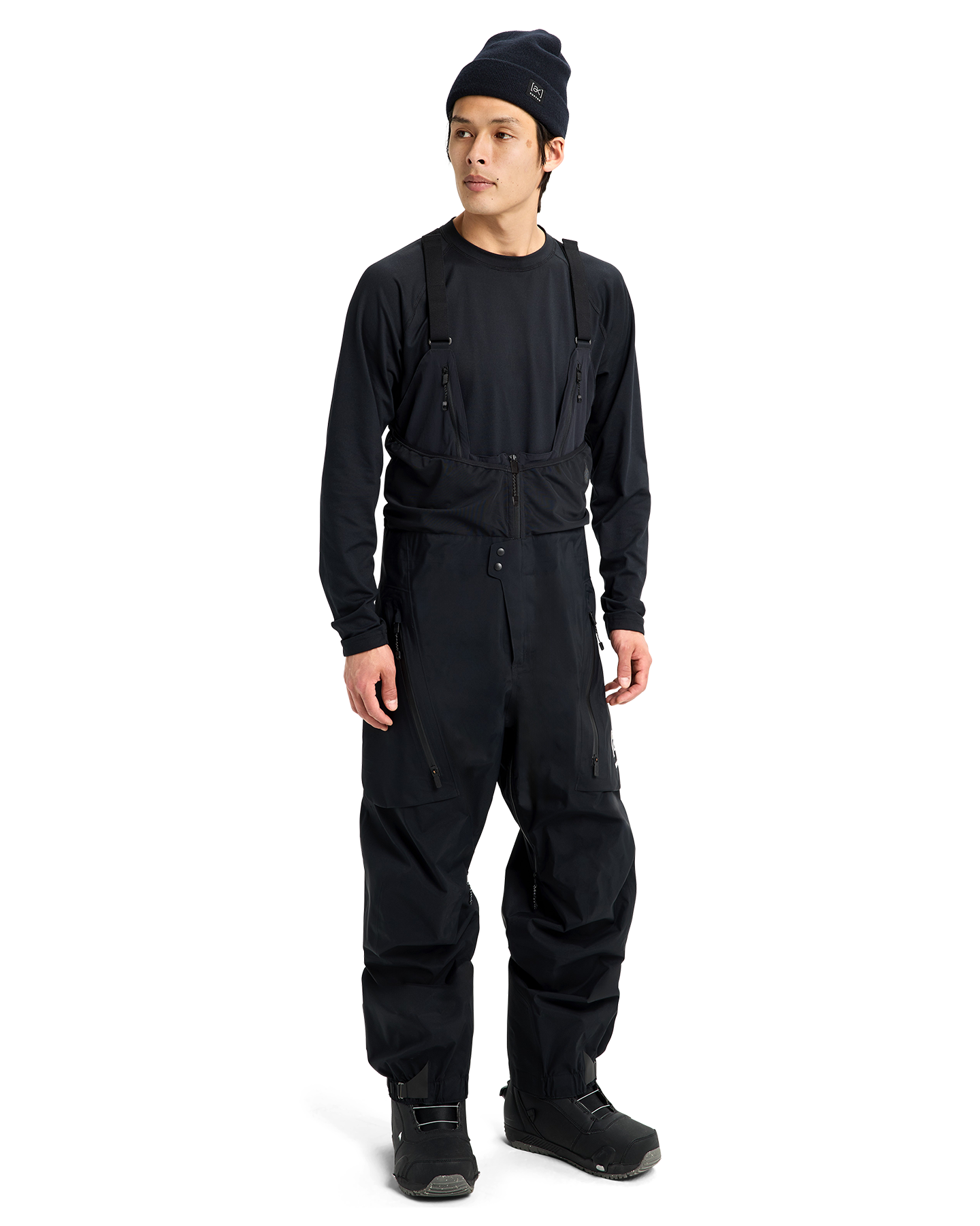 Burton Men's [ak]® Acamar GORE-TEX® Pro 3L Snow Bib Pants - True Black Men's Snow Bibs - Trojan Wake Ski Snow