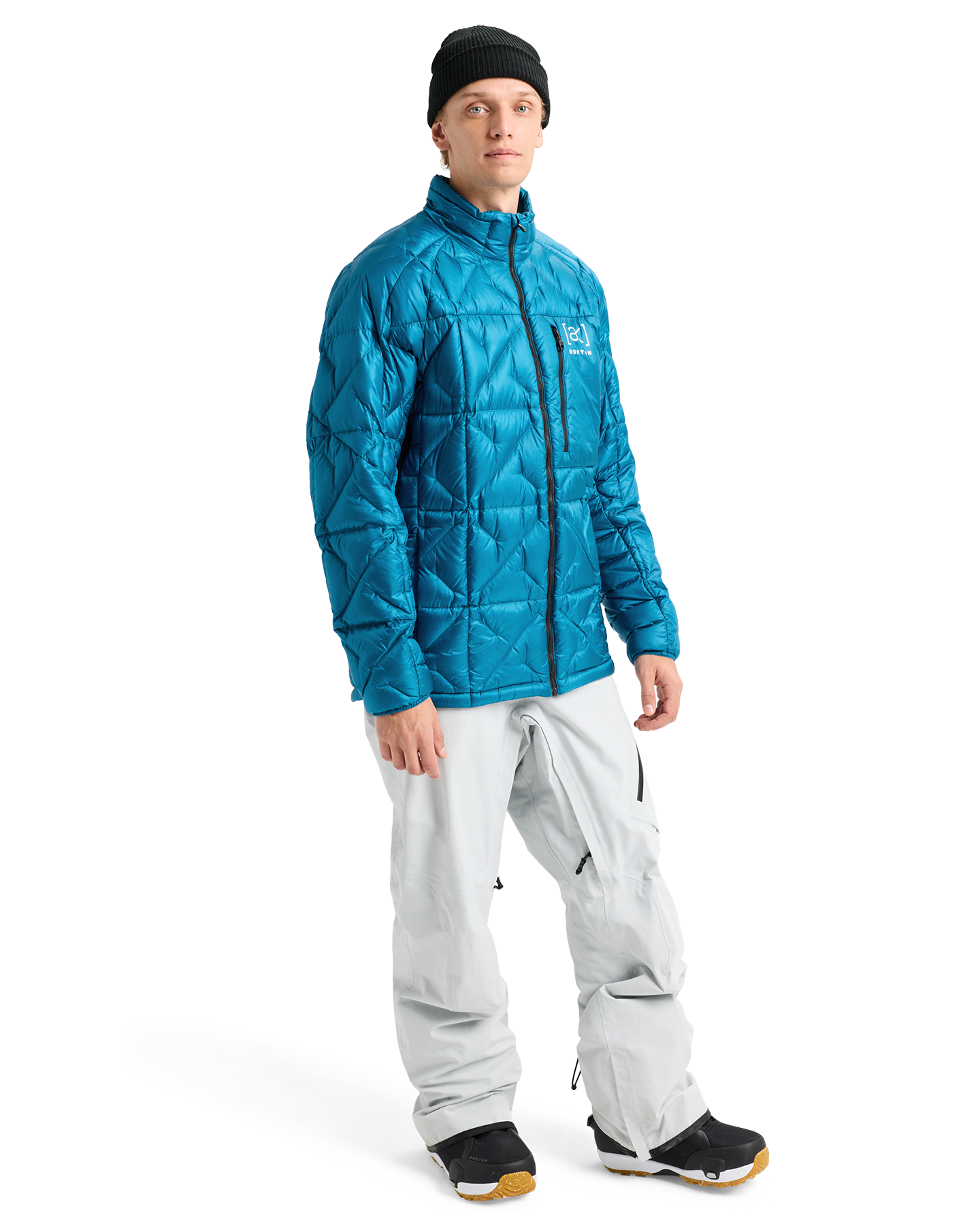 Burton Men's [ak]® Baker Down Jacket - Blue Teal Men's Jackets - Trojan Wake Ski Snow