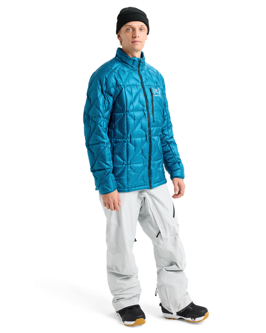 Burton Men's [ak]® Baker Down Jacket - Blue Teal Men's Jackets - Trojan Wake Ski Snow