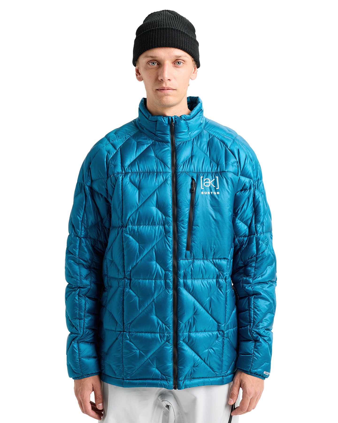 Burton Men's [ak]® Baker Down Jacket - Blue Teal Men's Jackets - Trojan Wake Ski Snow