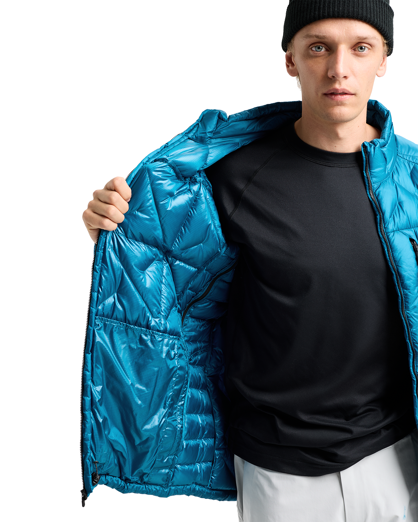 Burton Men's [ak]® Baker Down Jacket - Blue Teal Men's Jackets - Trojan Wake Ski Snow