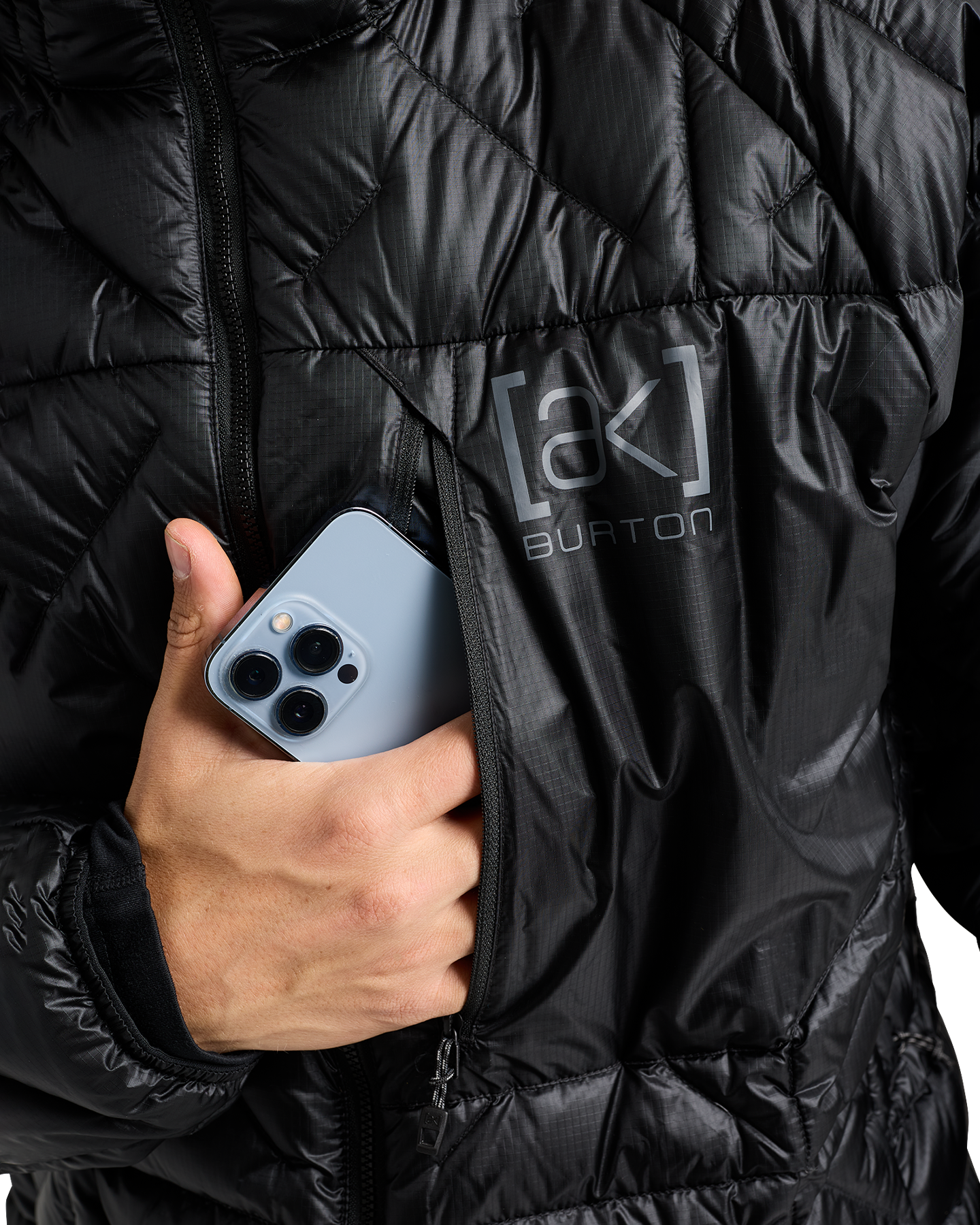 Burton Men's [ak]® Baker Down Jacket - True Black Men's Jackets - Trojan Wake Ski Snow