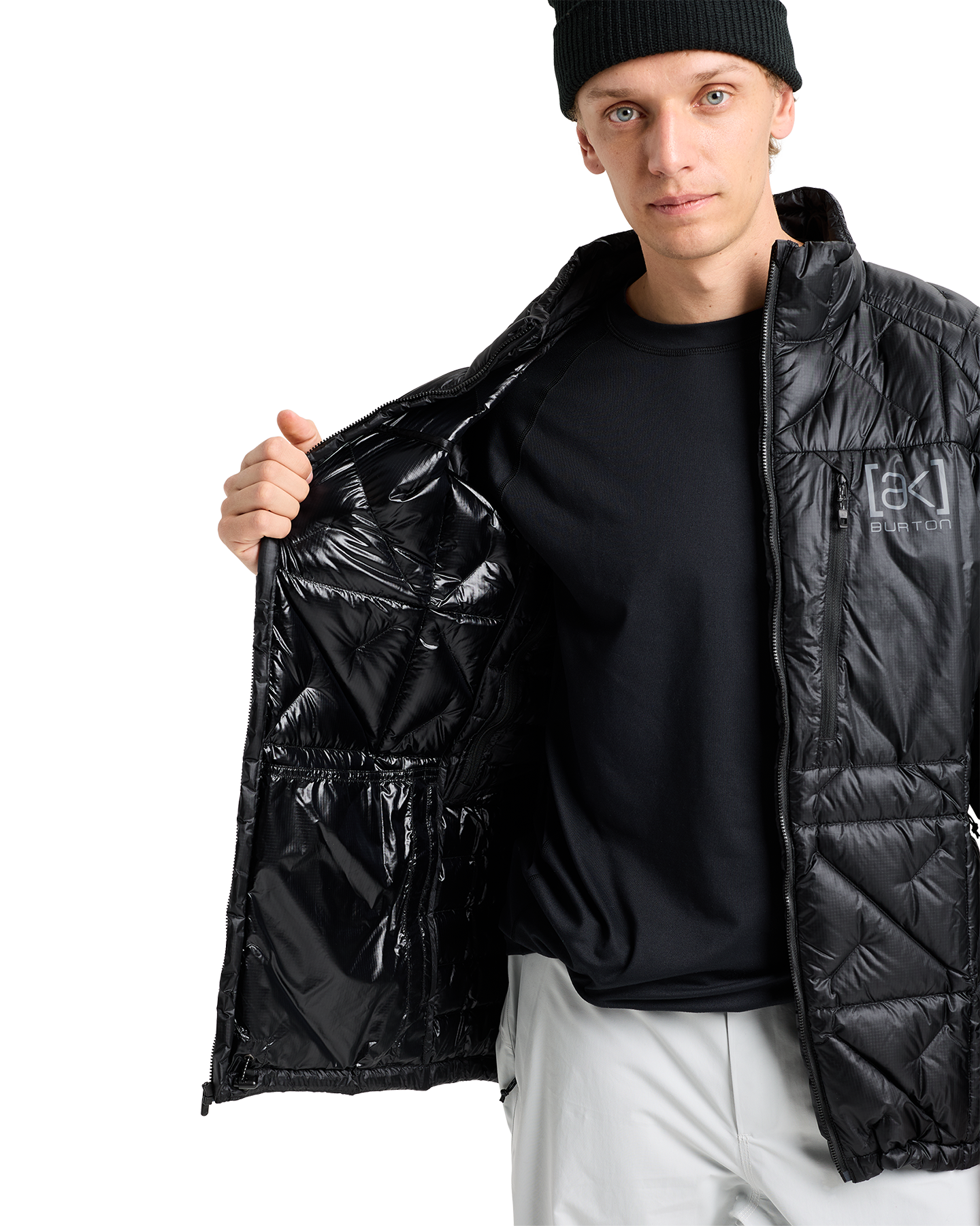 Burton Men's [ak]® Baker Down Jacket - True Black Men's Jackets - Trojan Wake Ski Snow